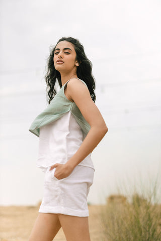 2 Layer tank top - Chi Linen