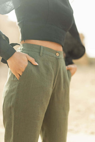 Ankle length trouser