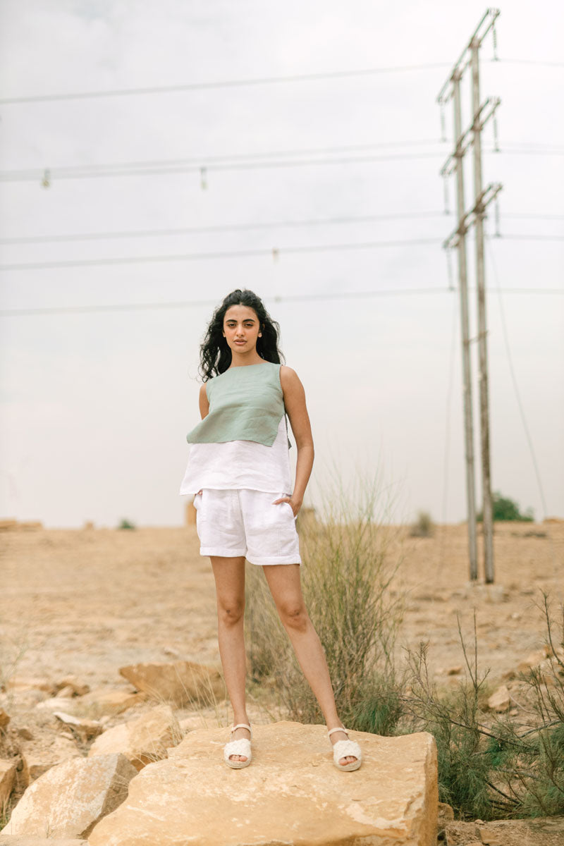 2 Layer tank top - Chi Linen