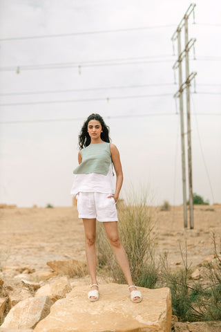 2 Layer tank top - Chi Linen