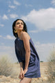 Classic one shoulder dress - Chi Linen