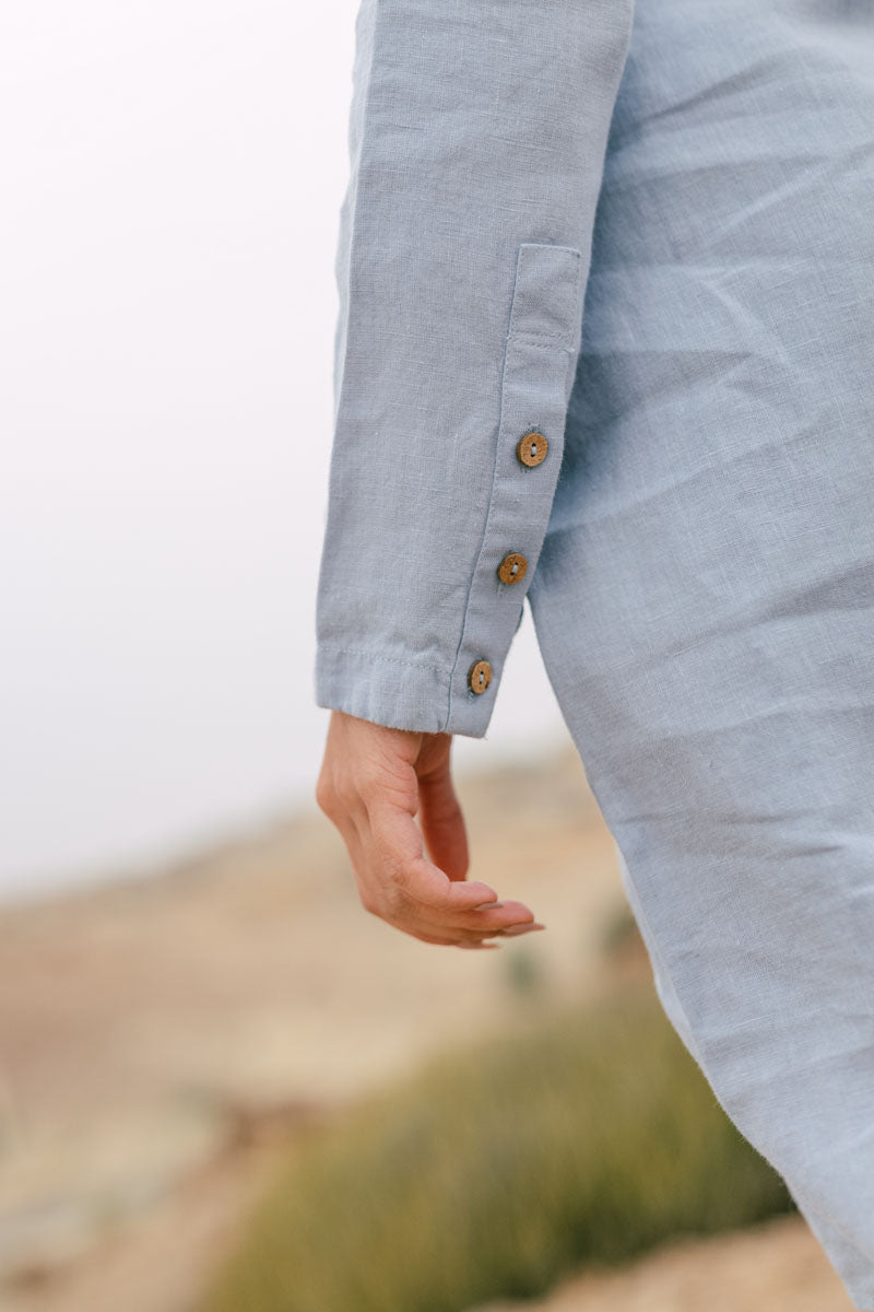 Princess sleeve Dress - Chi Linen