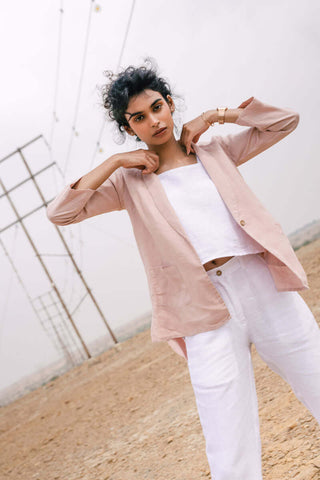 linen Cardigan 3 piece set - Chi Linen