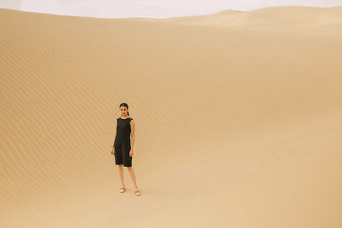 Double Strap Dress - Chi Linen