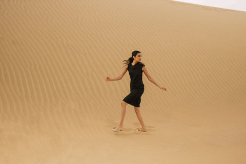 Double Strap Dress - Chi Linen