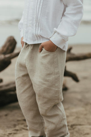 Linen Joggers For Him