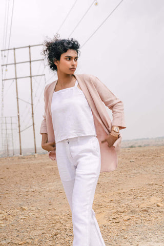 linen Cardigan 3 piece set - Chi Linen