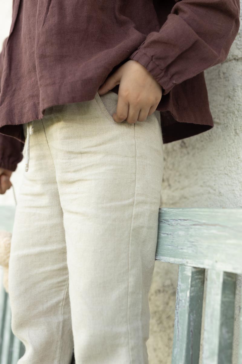 Linen Joggers For Her - Chi Linen