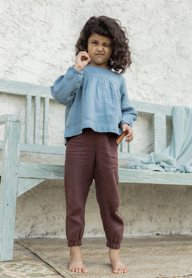 Linen Joggers For Her - Chi Linen
