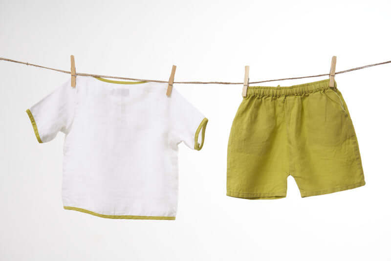 Drawstring Shorts & Shirt Set - Chi Linen