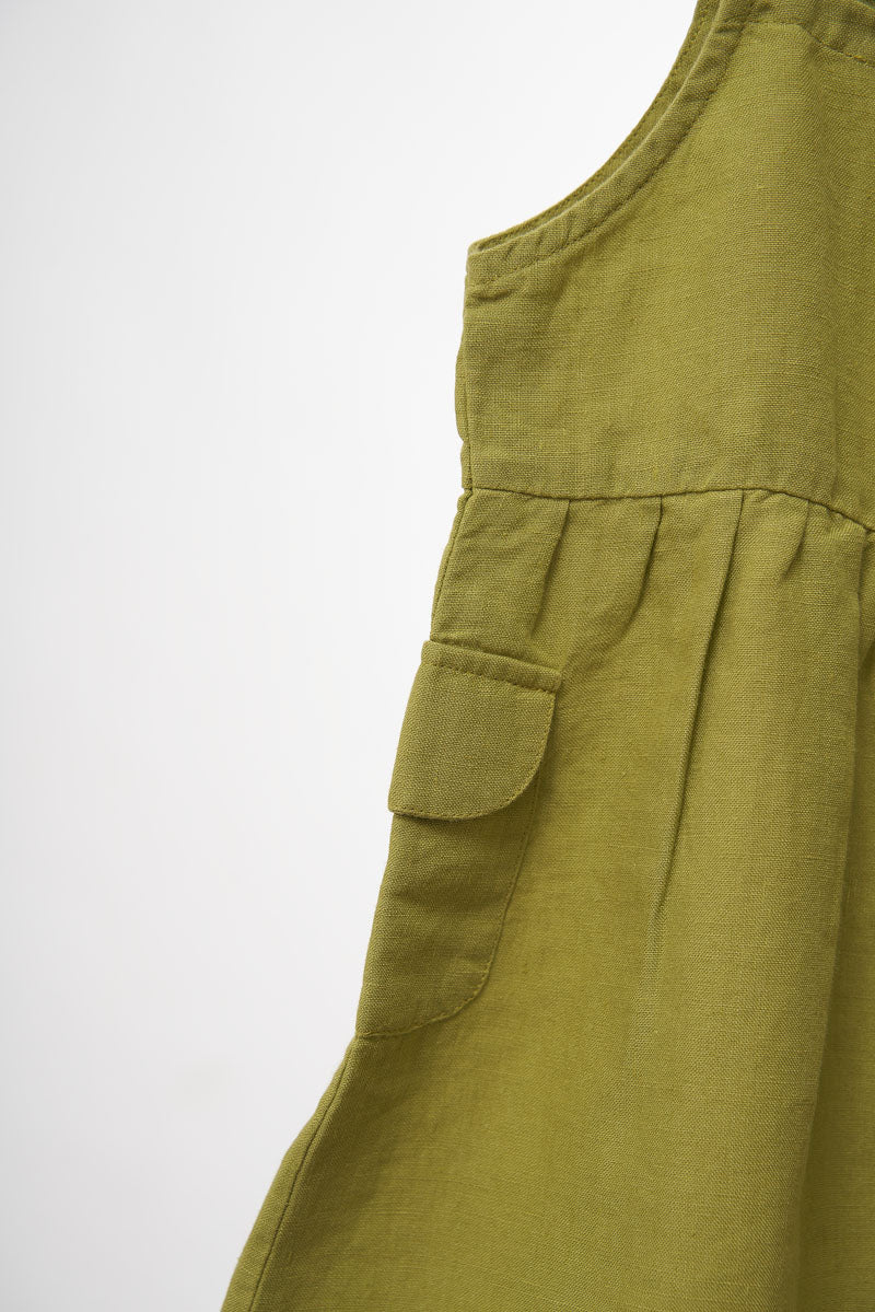 Flap Pocket Frock - Chi Linen