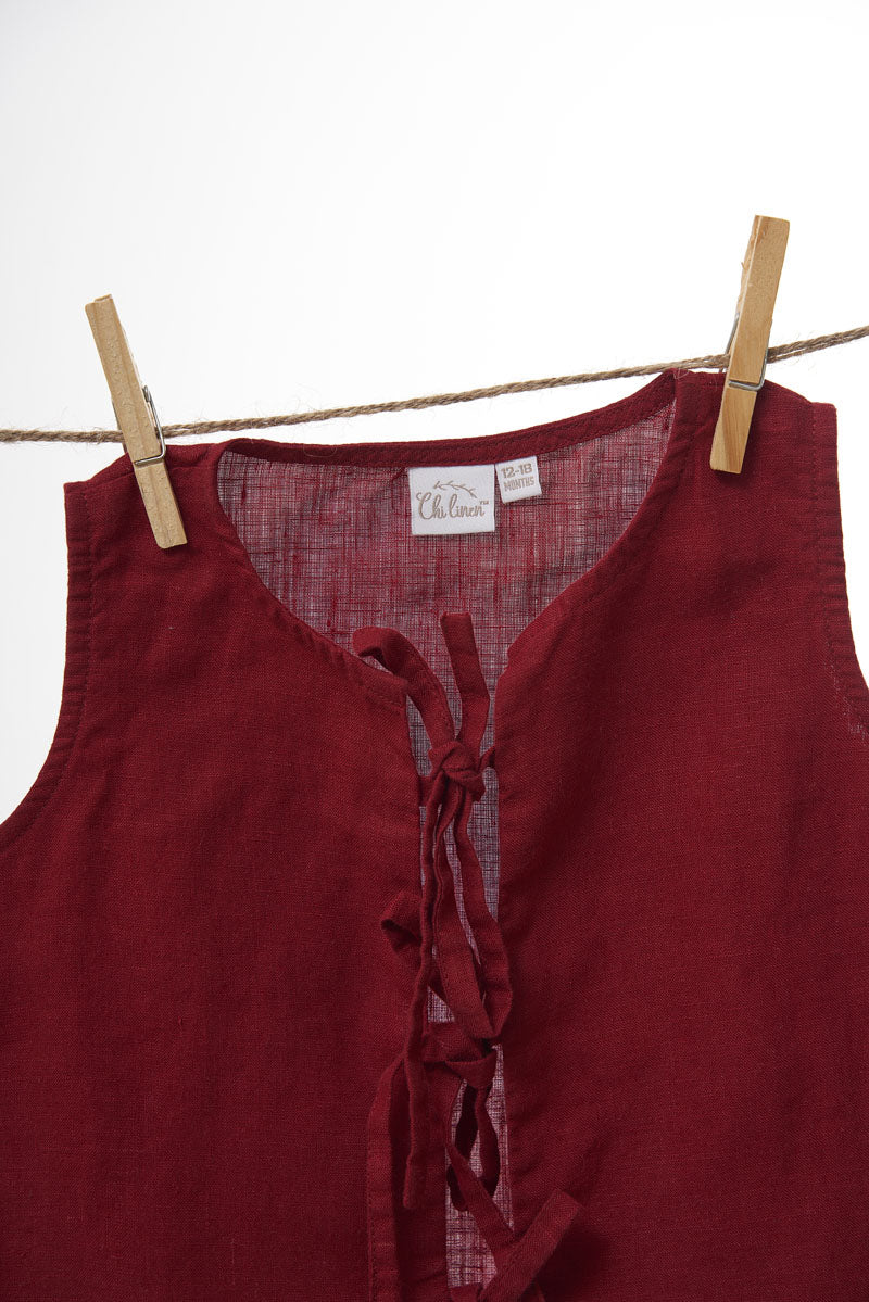 Front Opening Jhablas Set - Chi Linen