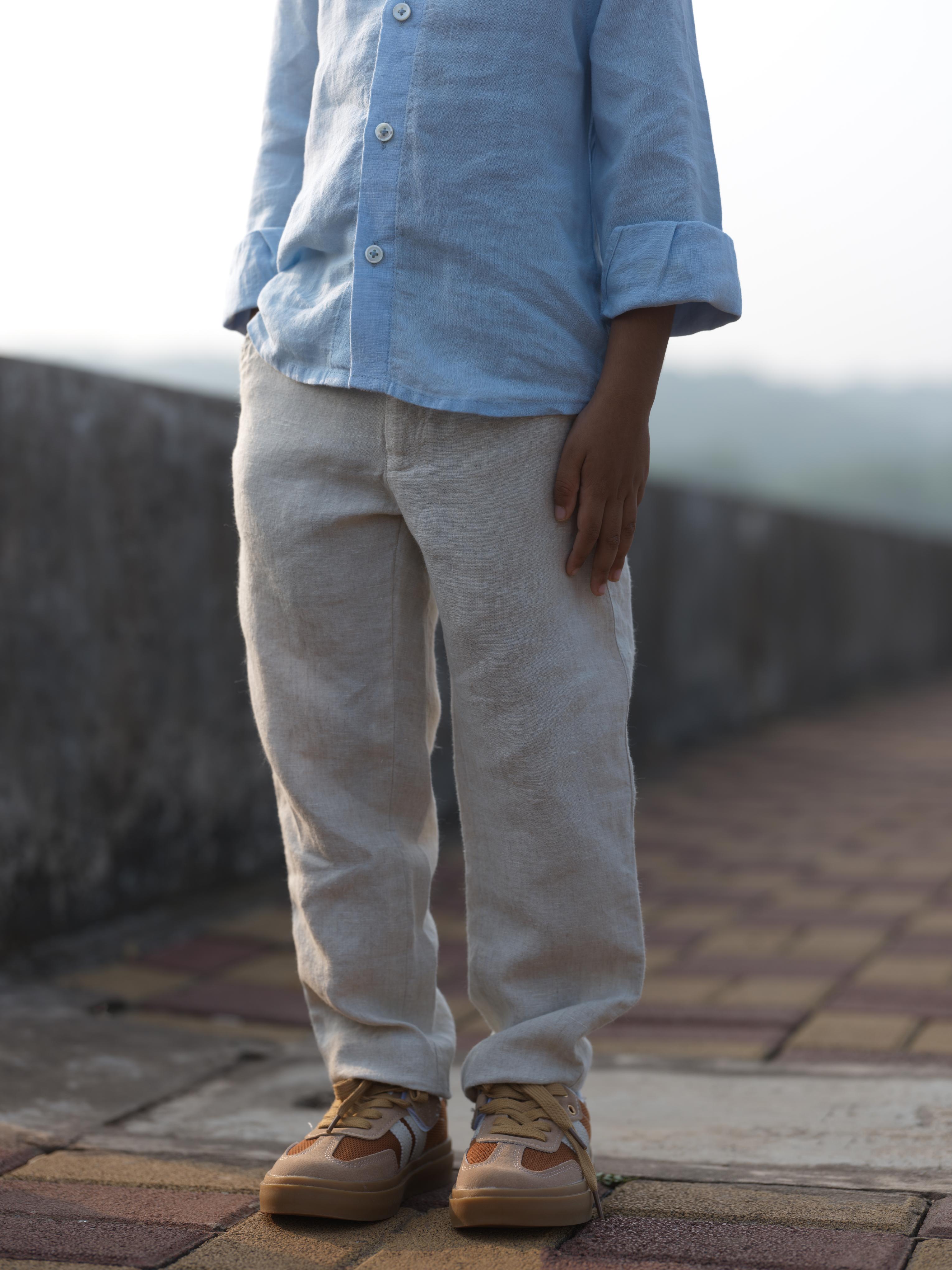 Boys Trousers Cookie & Cream