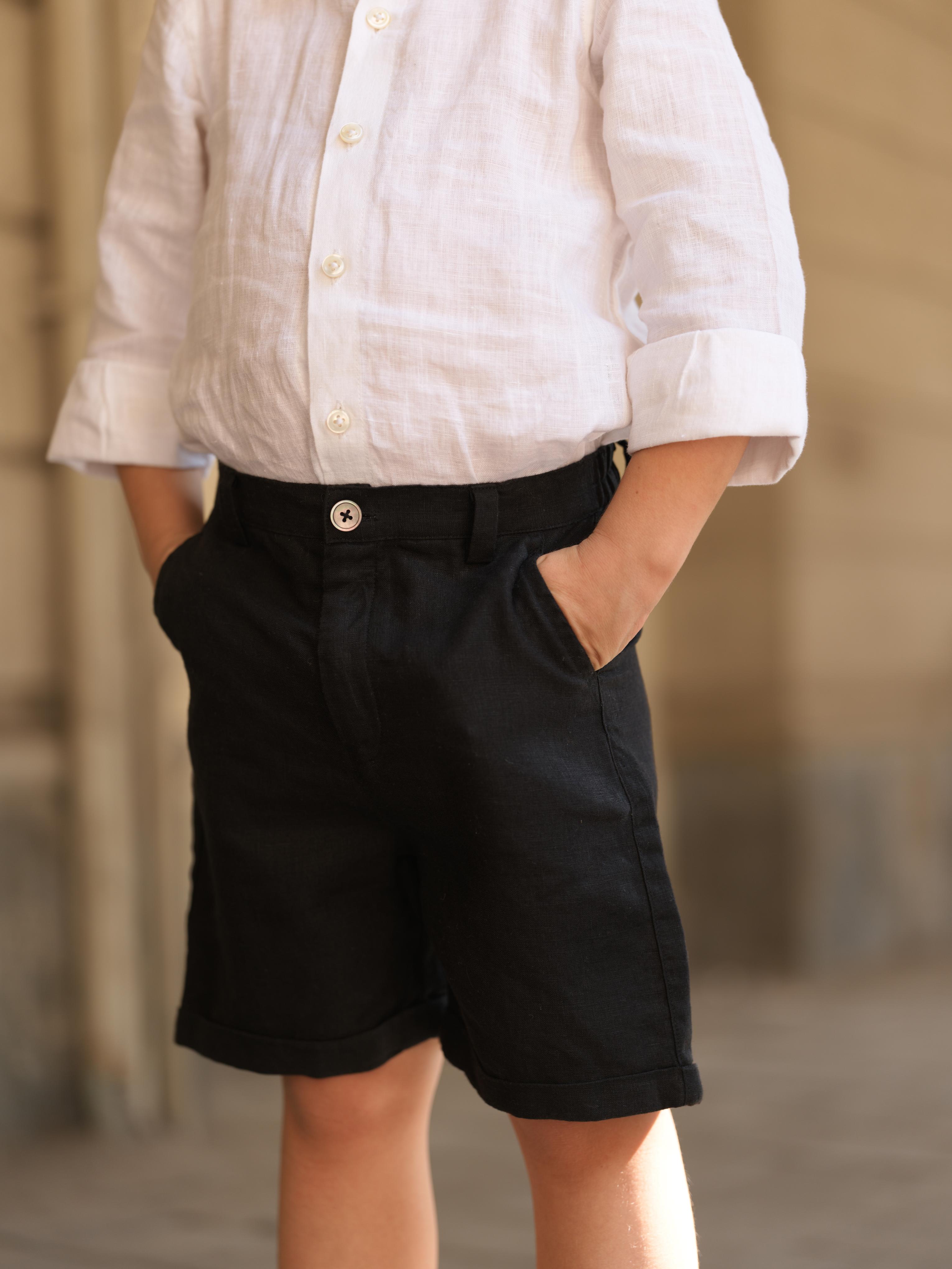 Boys Basic Shorts Black