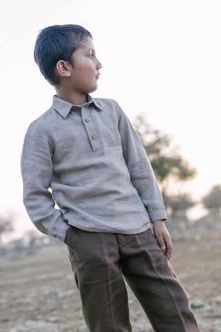Front Dart Shirt - Chi Linen