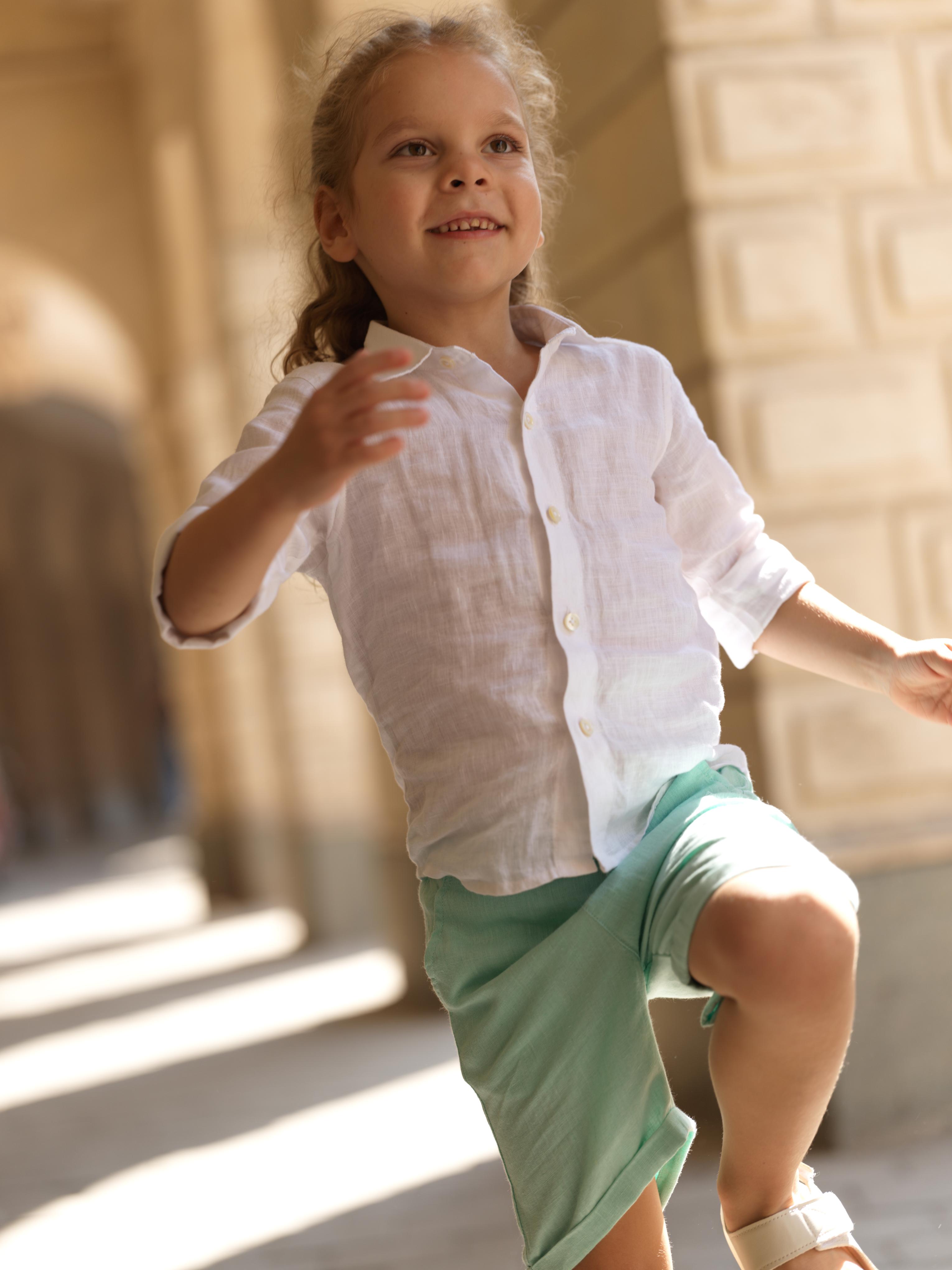 Boys Basic Shorts Celestial Green