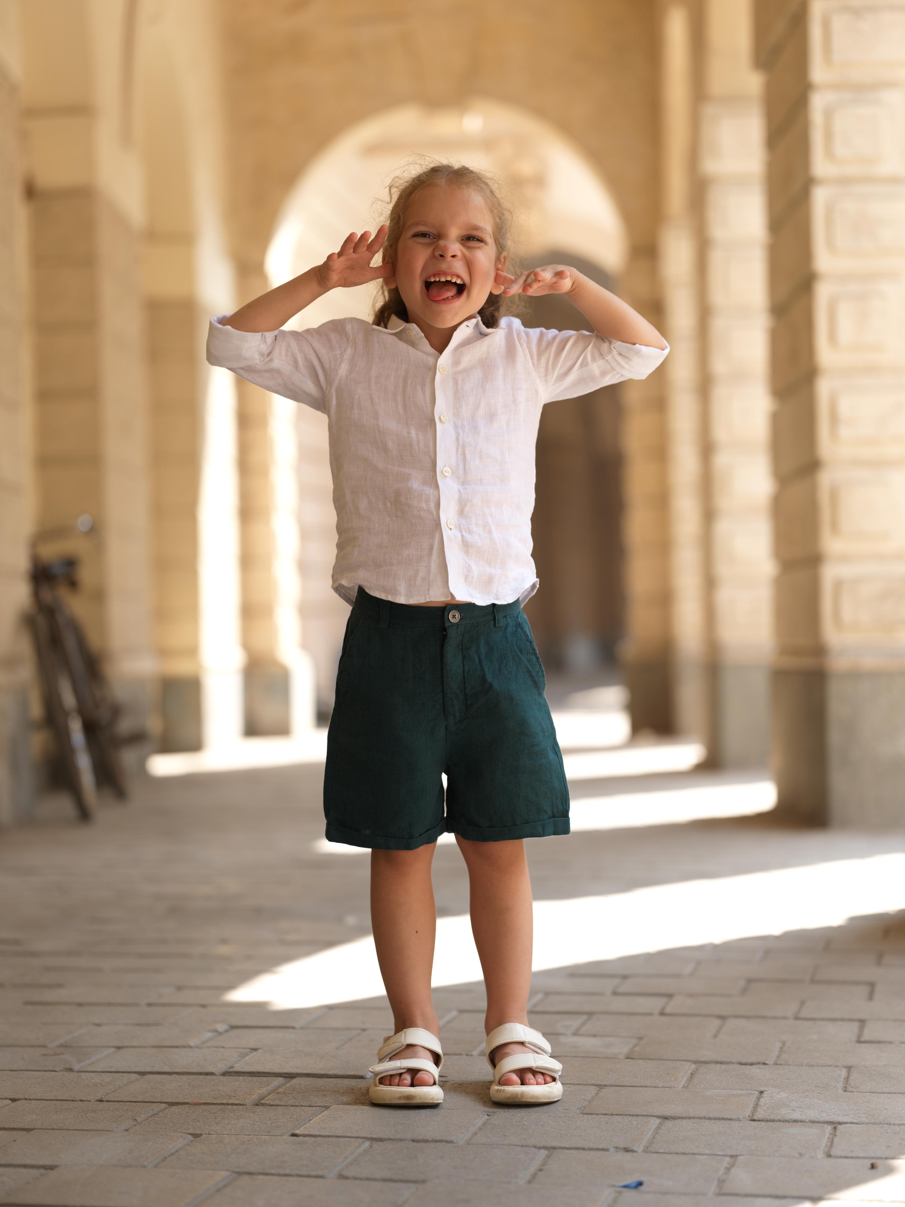 Boys Basic Shorts Teal