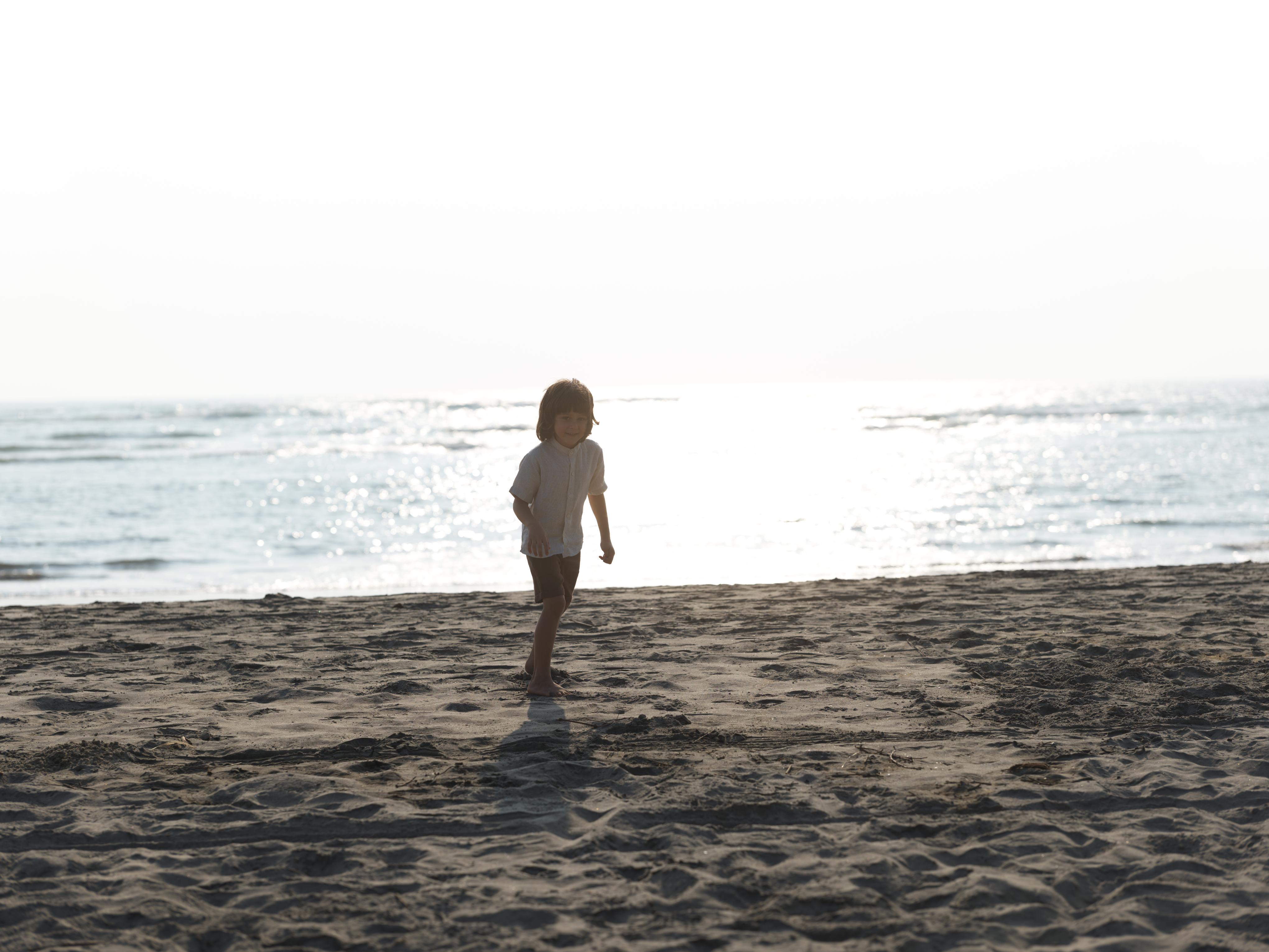 Boys Mandarin Collar Shirt Fade Fine