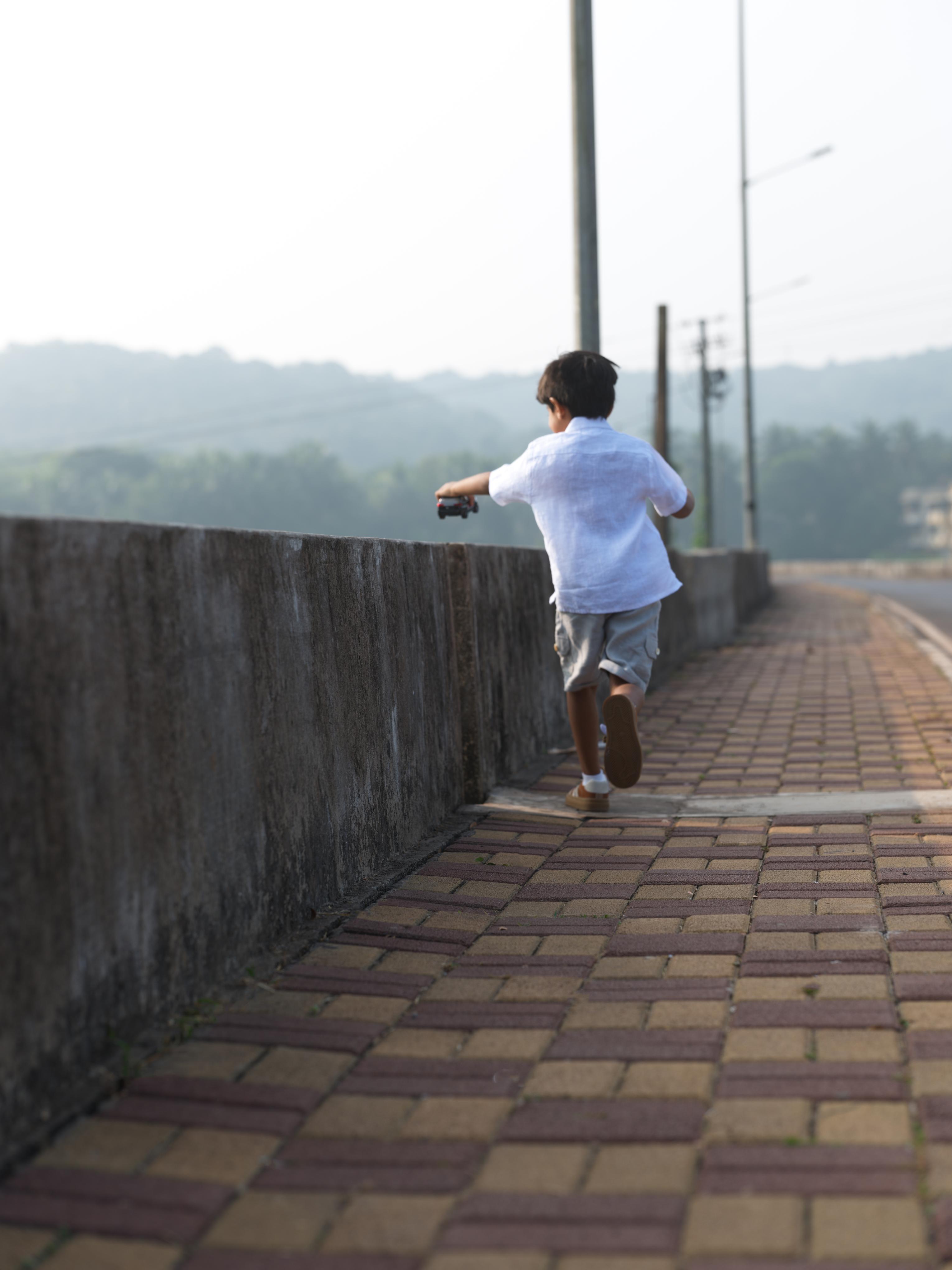 Boys Cuban Collar Shirt White