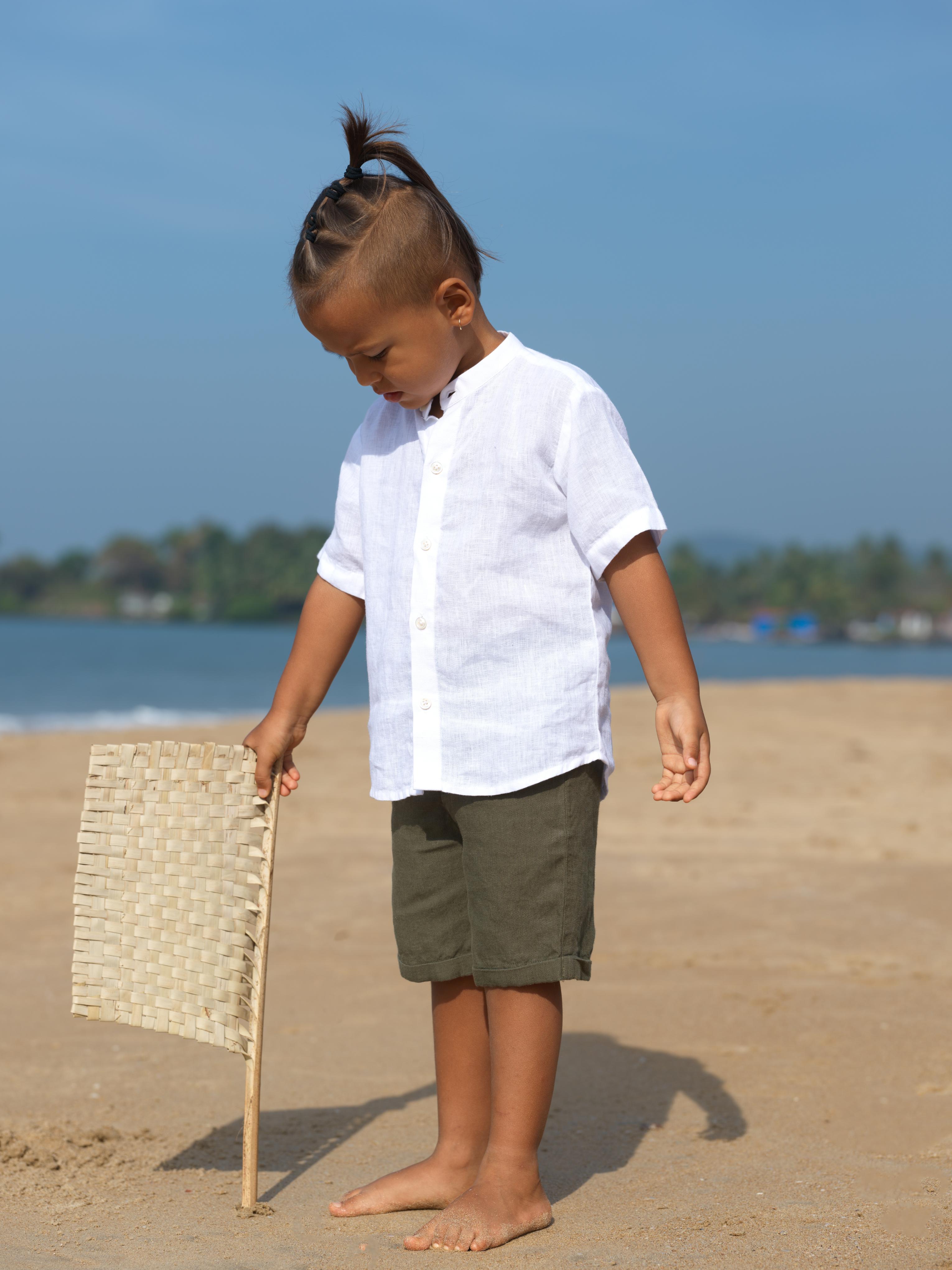 Boys Basic Shorts Crocodile Green