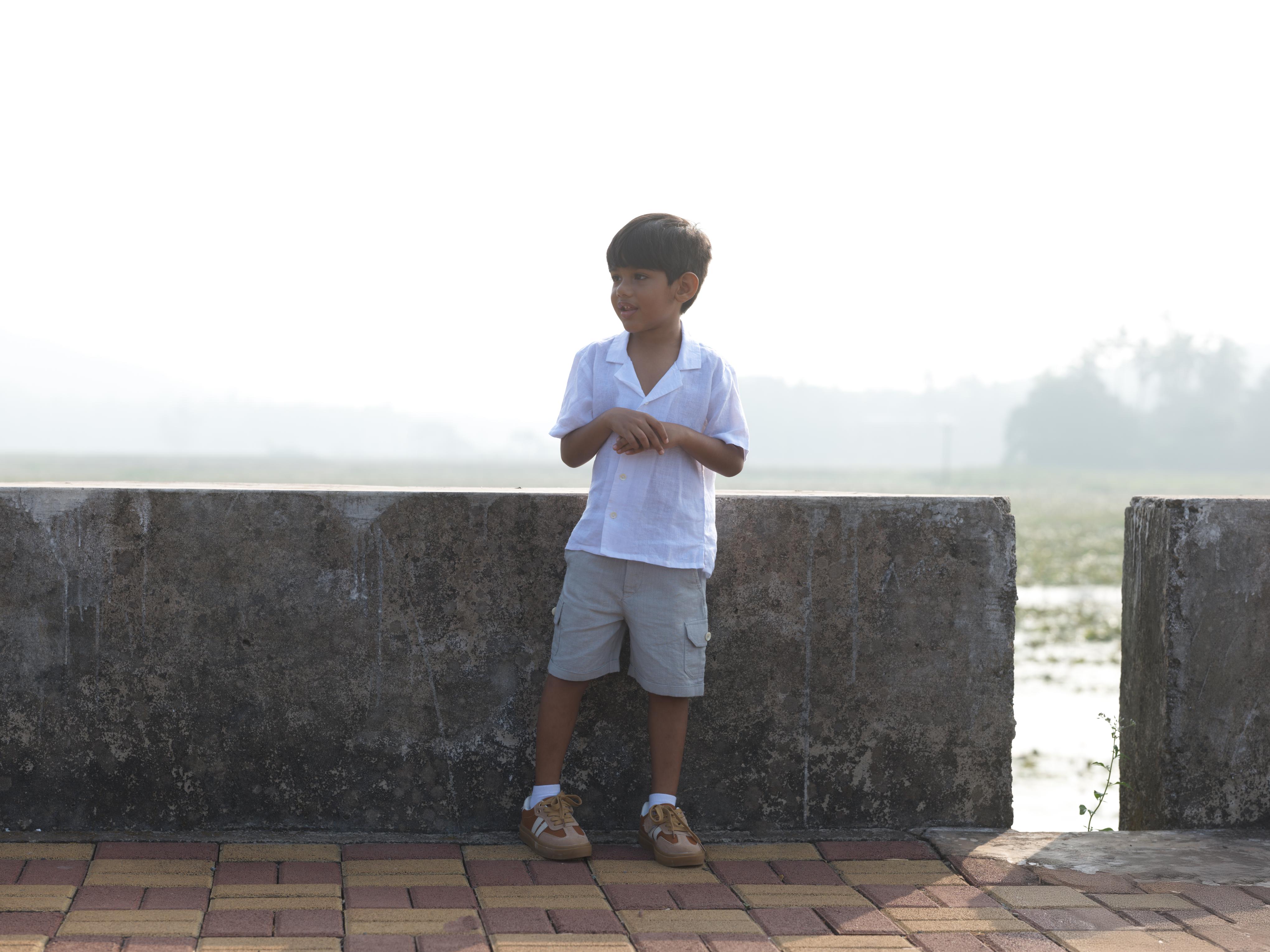 Boys Cargo Shorts Cloud Grey