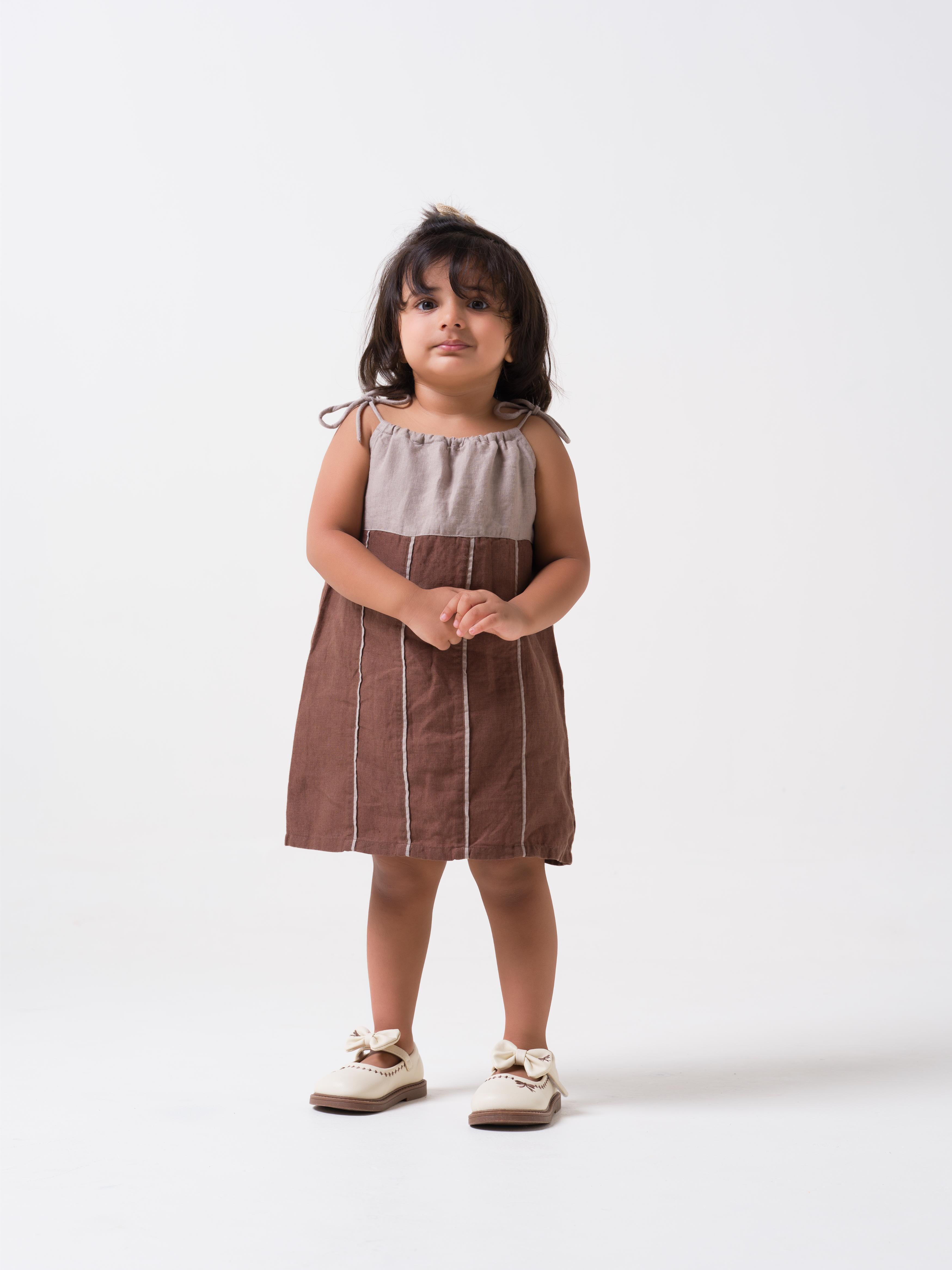 Vertical Stripe Frock