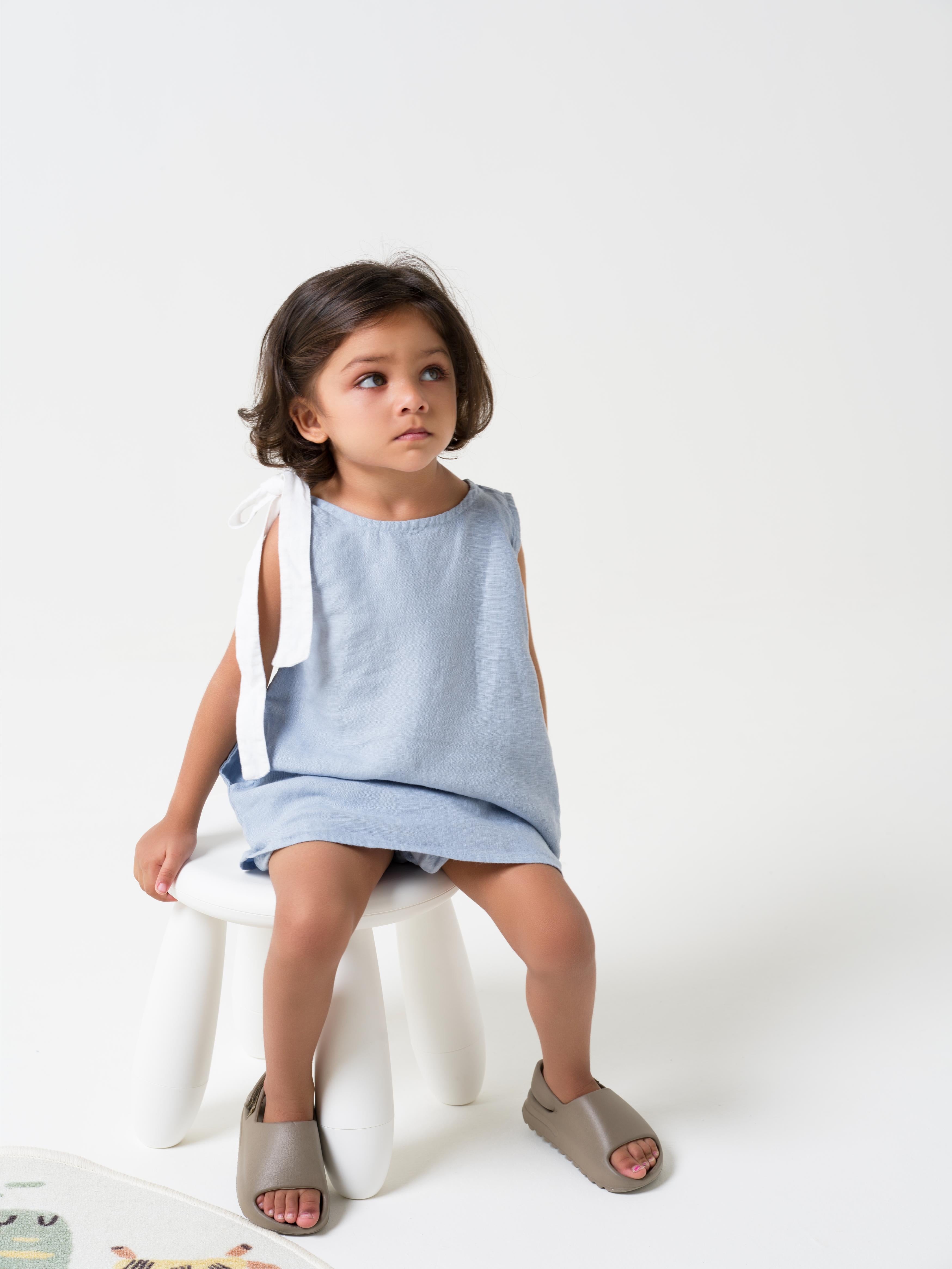 One Shoulder Tie-up Frock