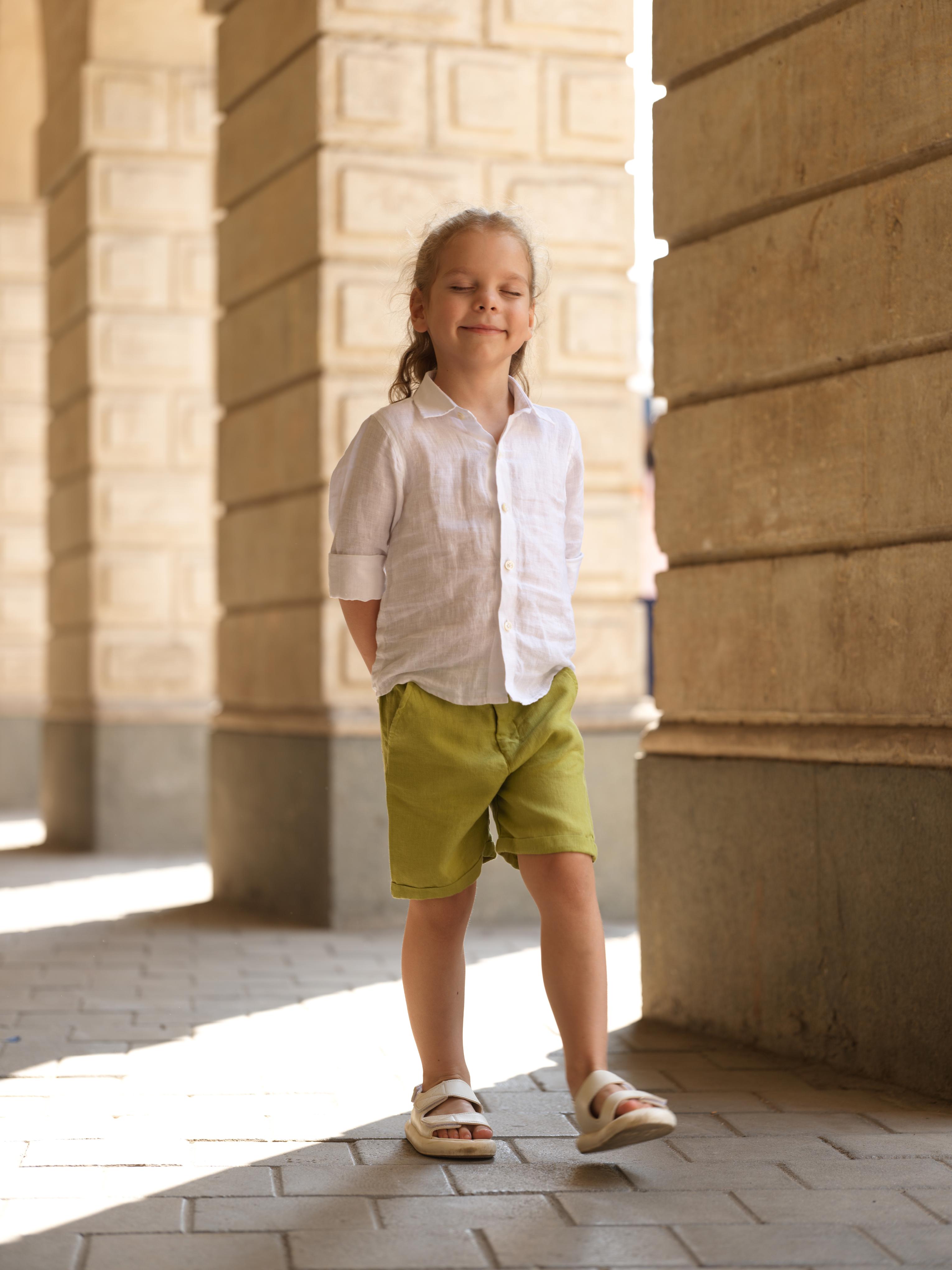 Boys Basic Shorts Kiwi Green