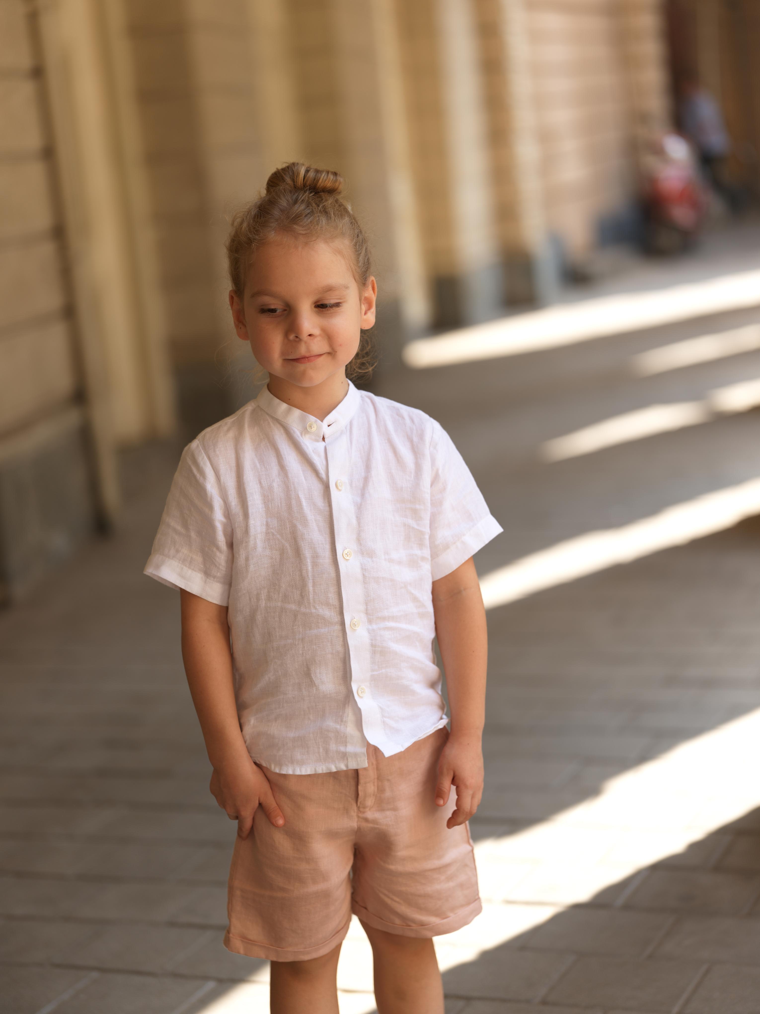 Boys Basic Shorts Flamingo