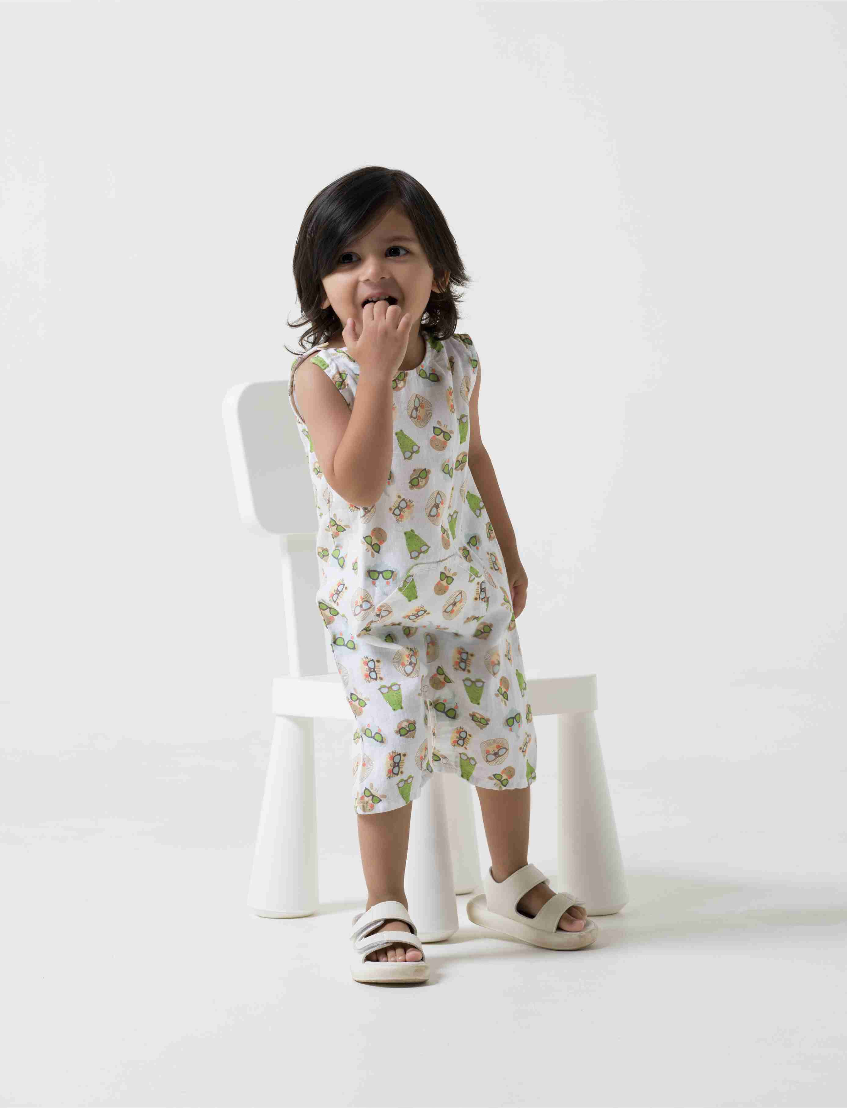 Printed Dangree Romper