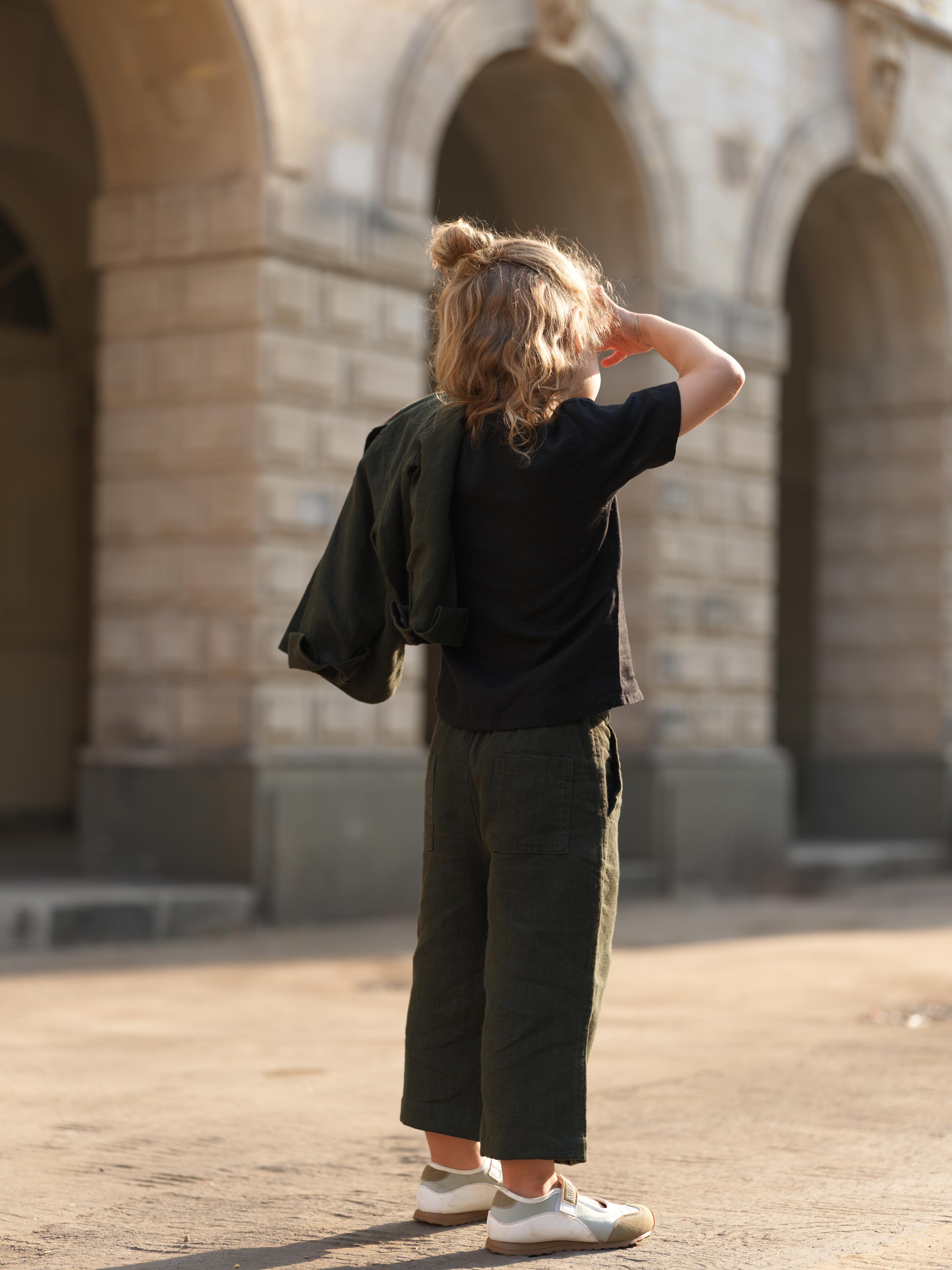 Boys Shacket Co-Ord Set Crocodile Green