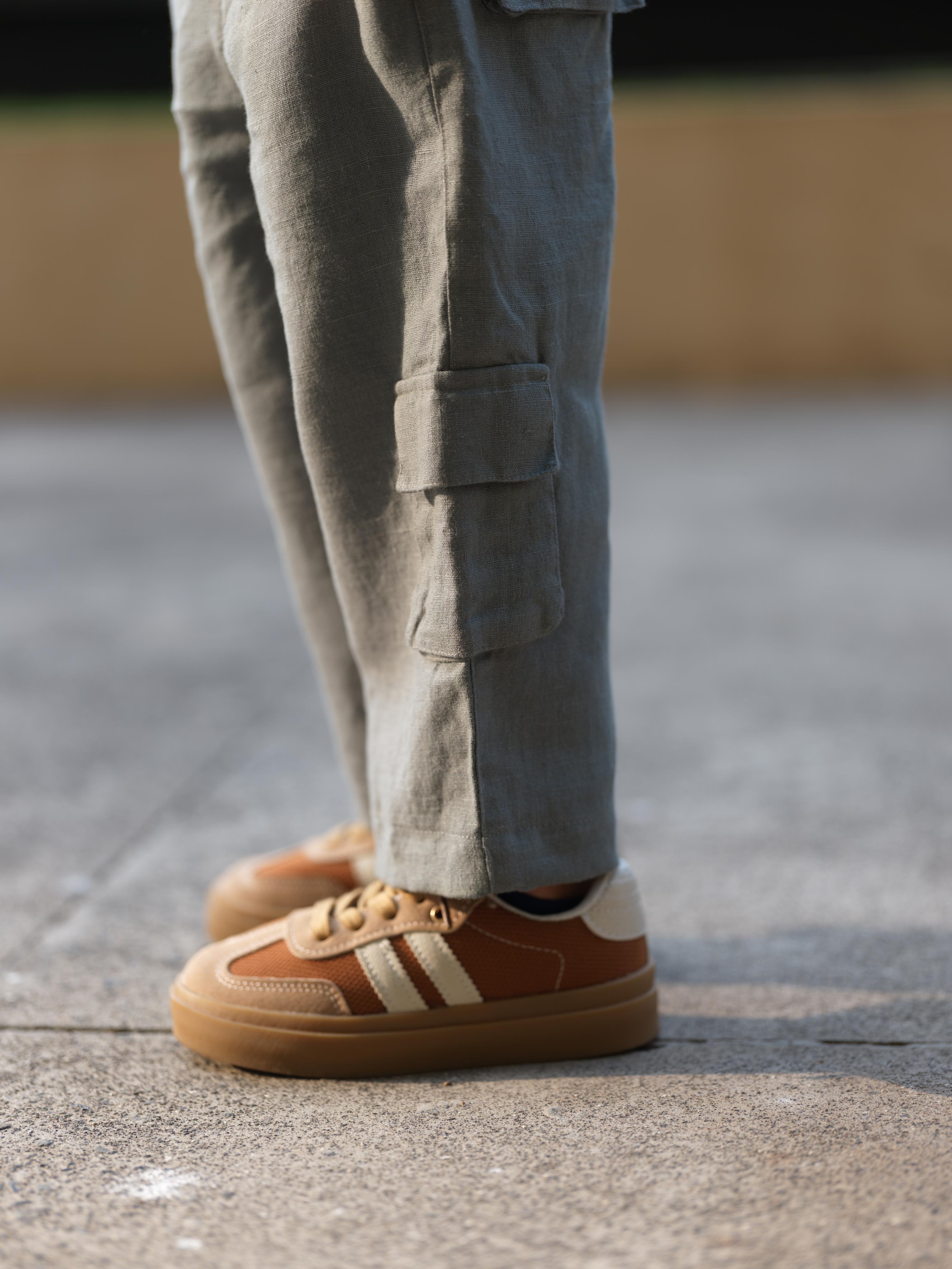 Boys Half-Sleeve Shirt & Cargo Trousers Co-Ord Graphite