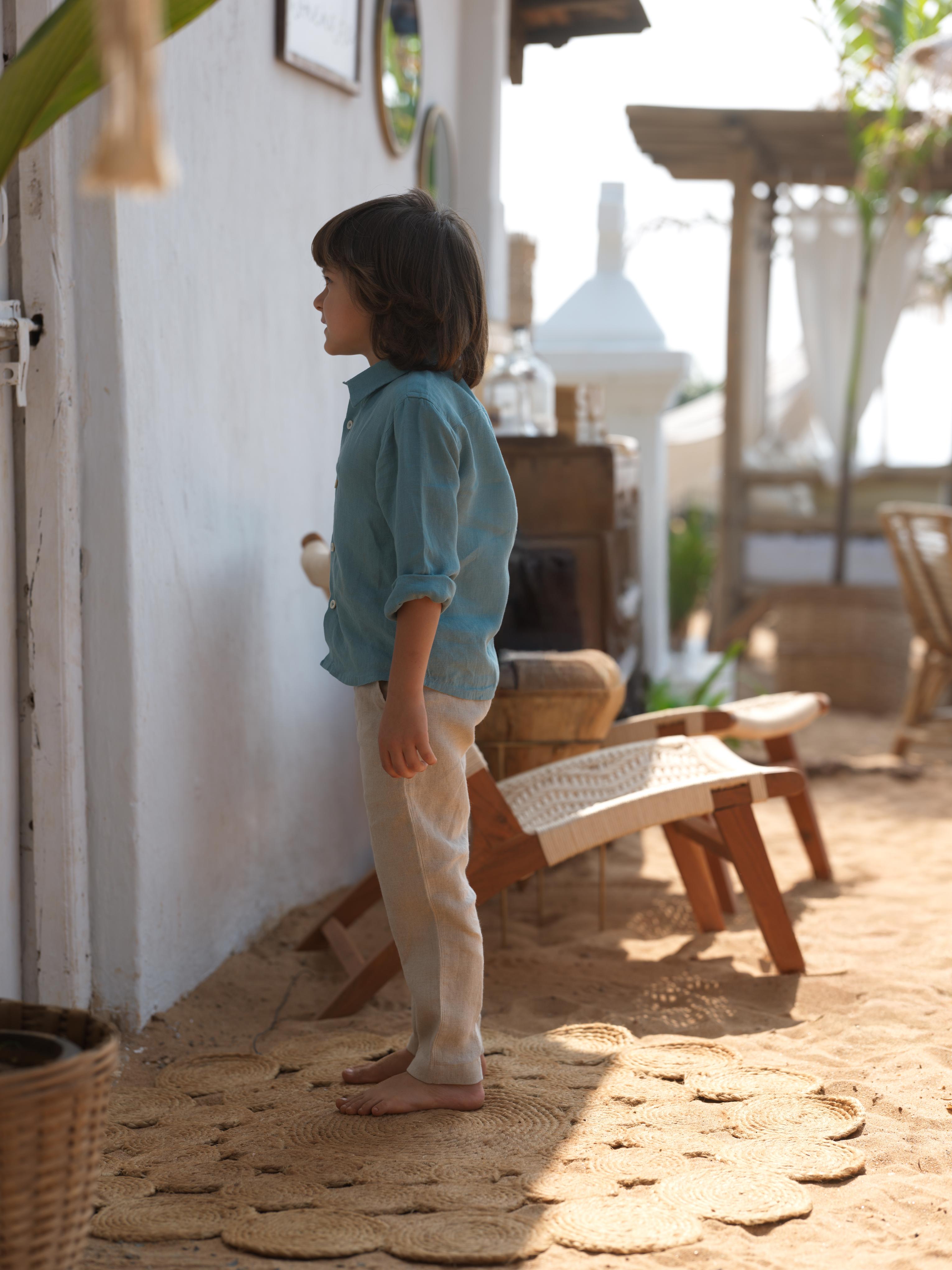 Boys Trousers Natural