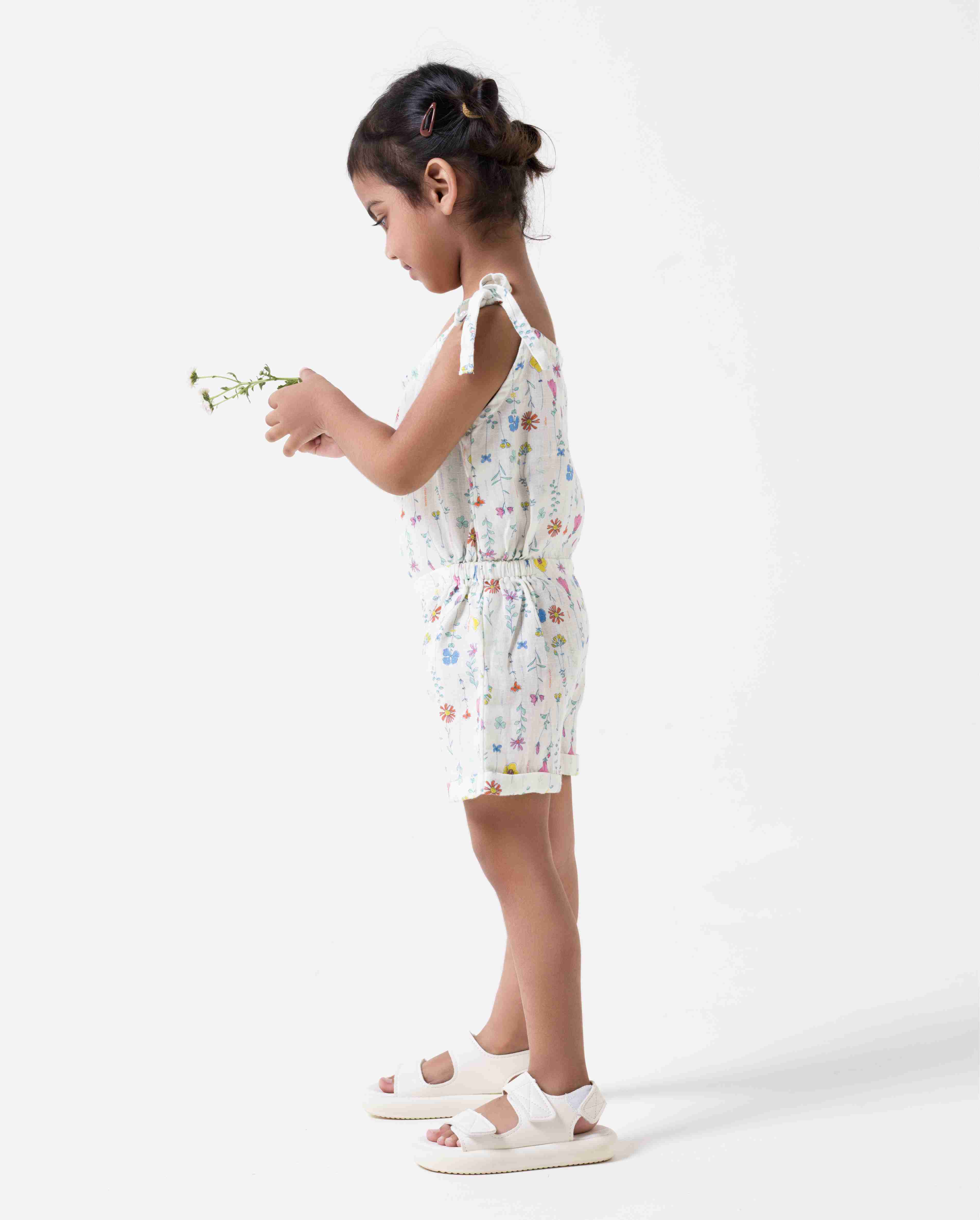 Printed Tie-Up Playsuit