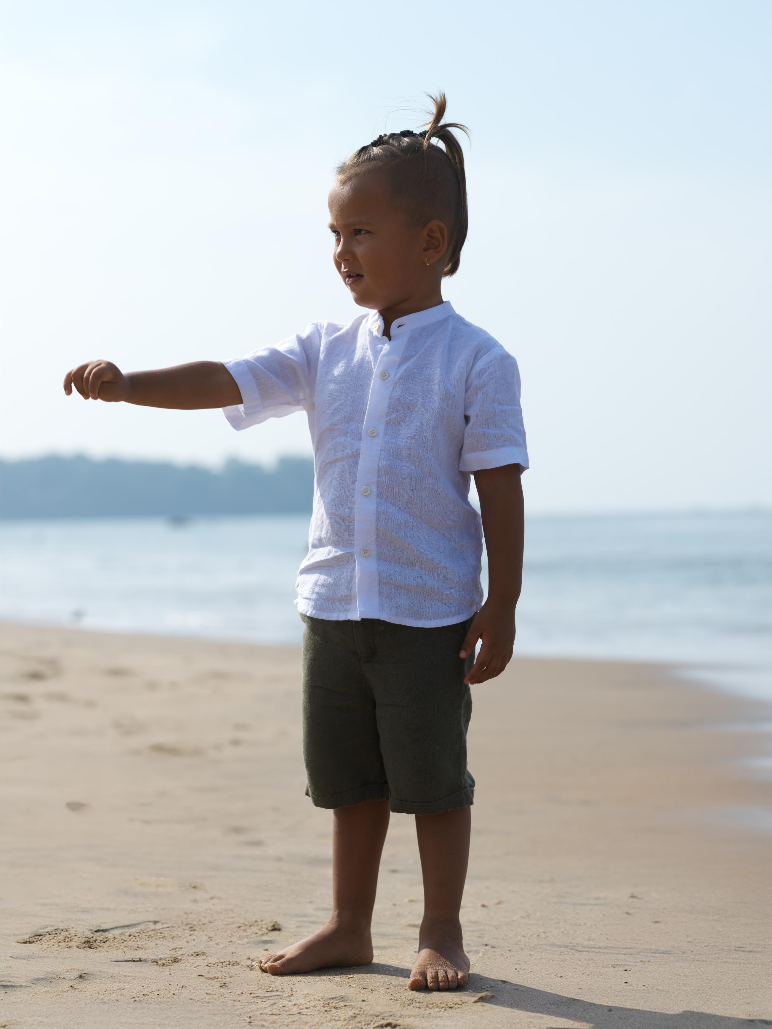 Boys Basic Shorts Crocodile Green