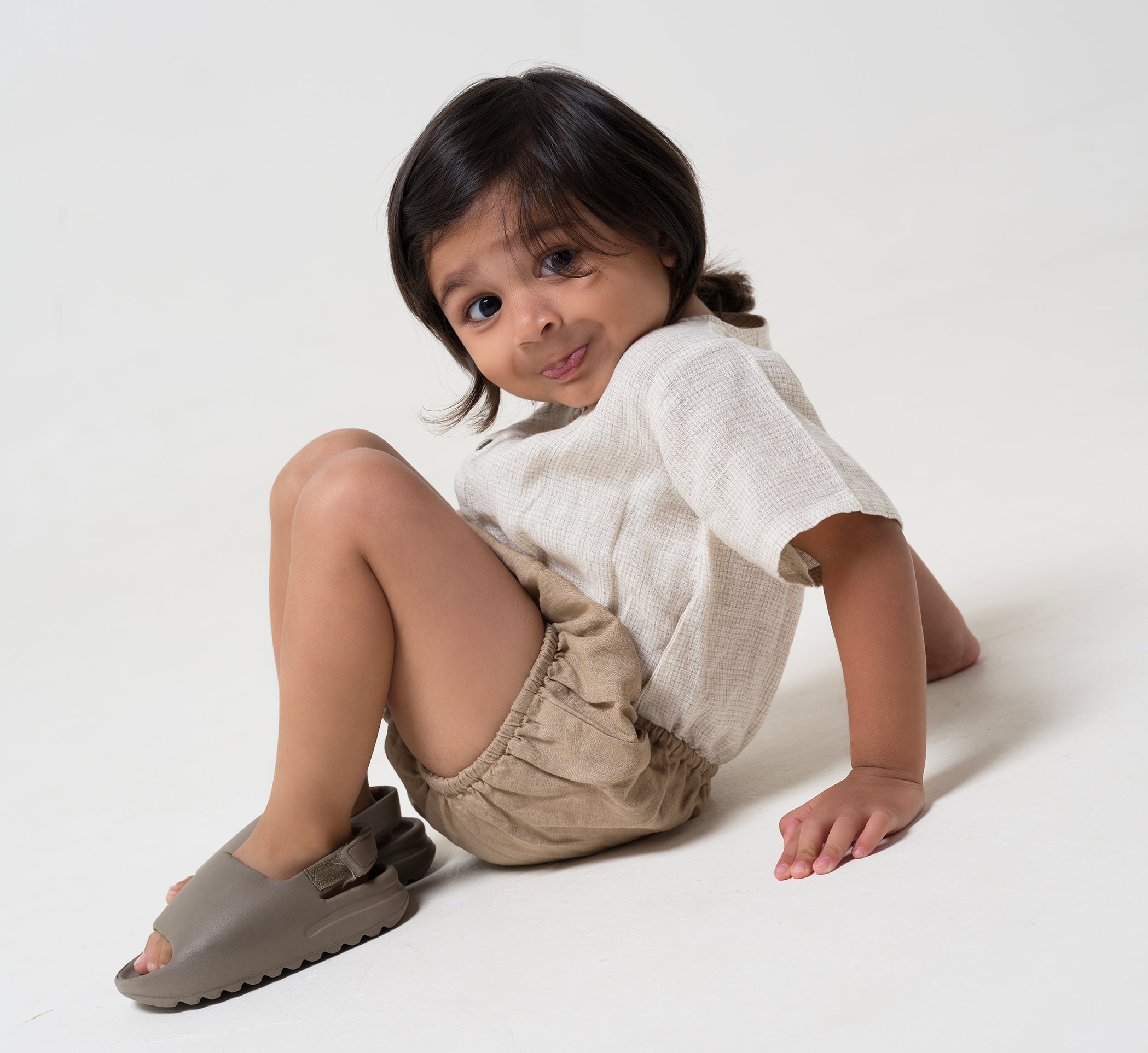 Bloom romper for Boy T-TD1 - B- Desert Sand