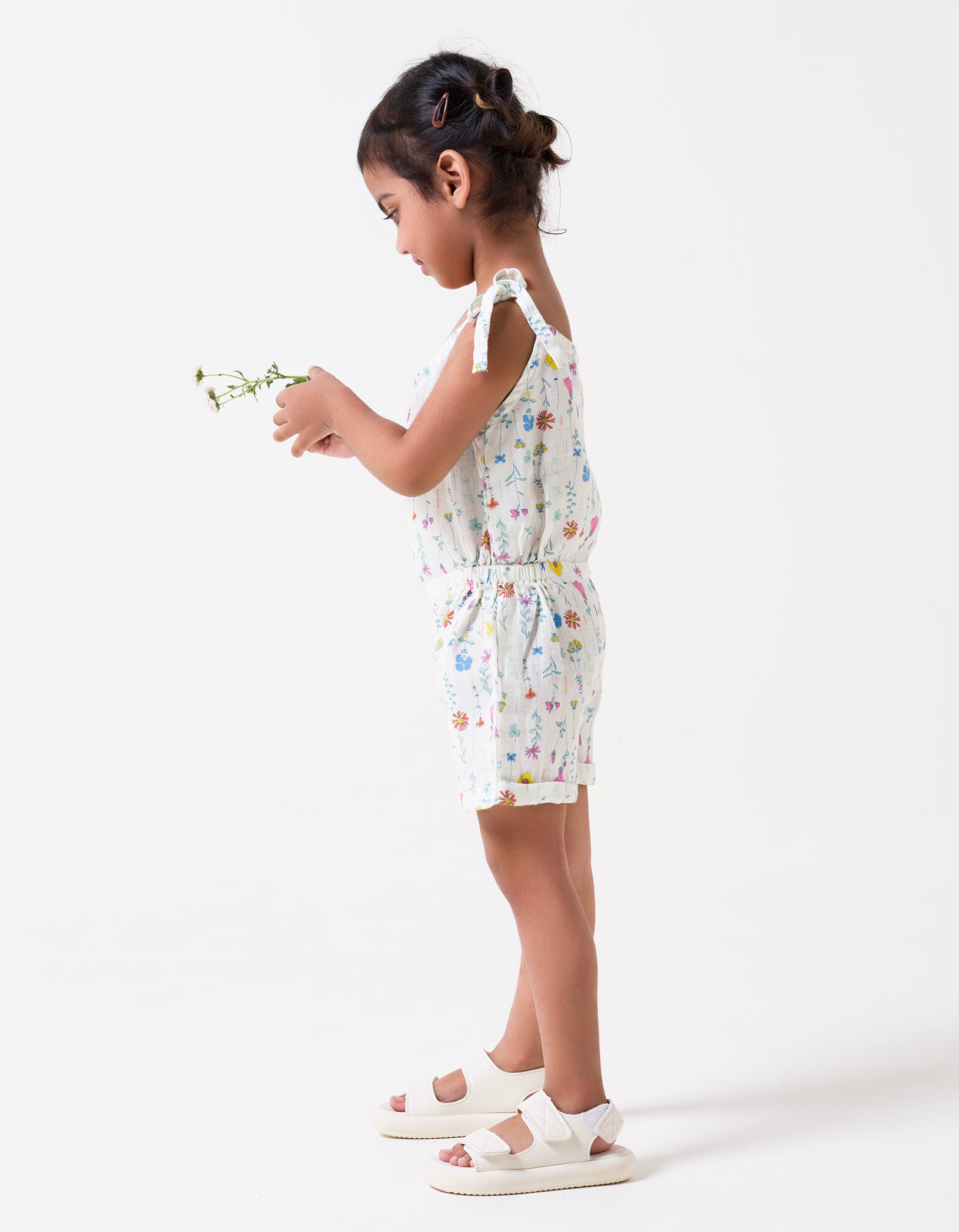 Printed Tie-Up Playsuit