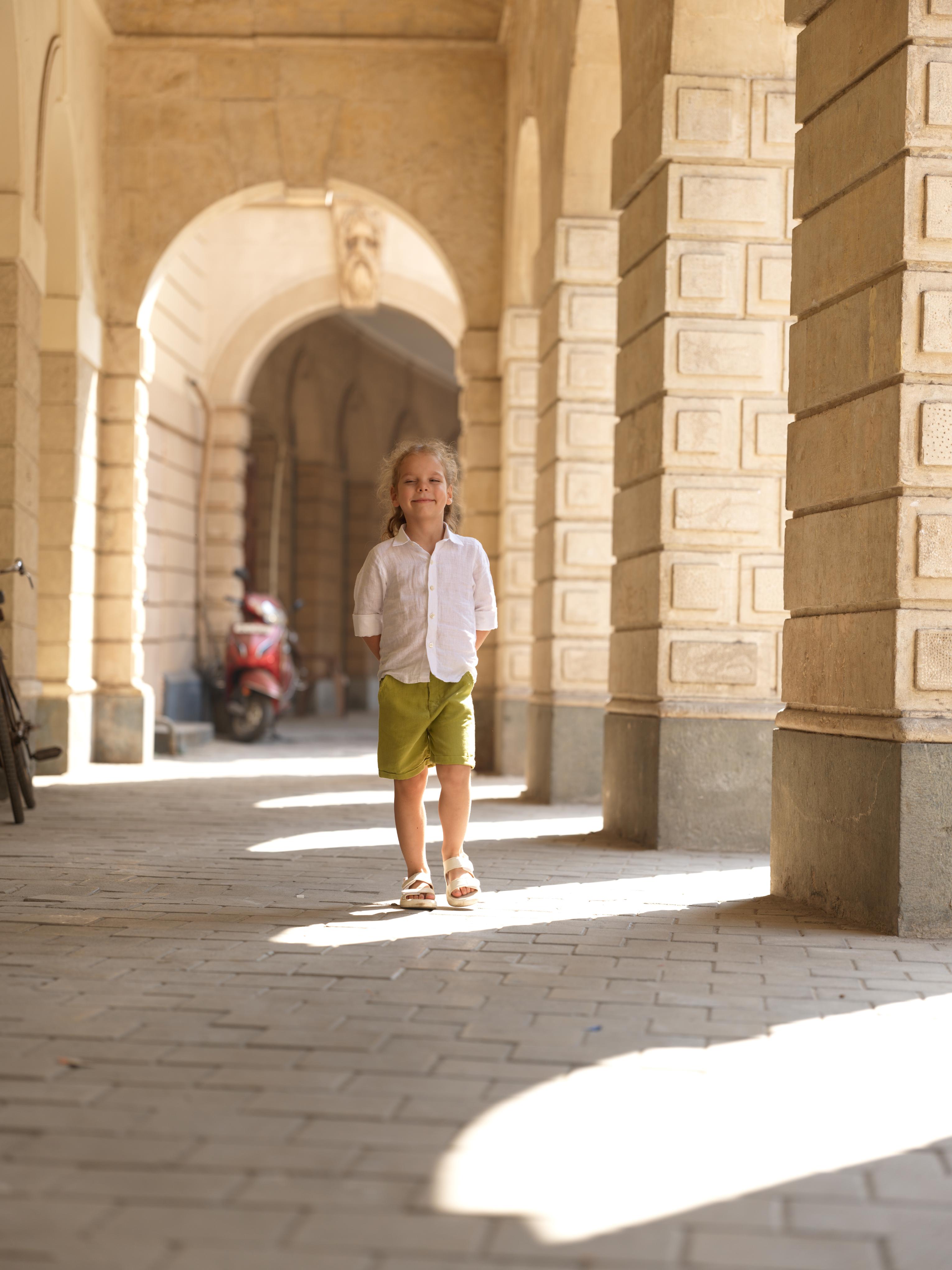 Boys Basic Shorts Kiwi Green