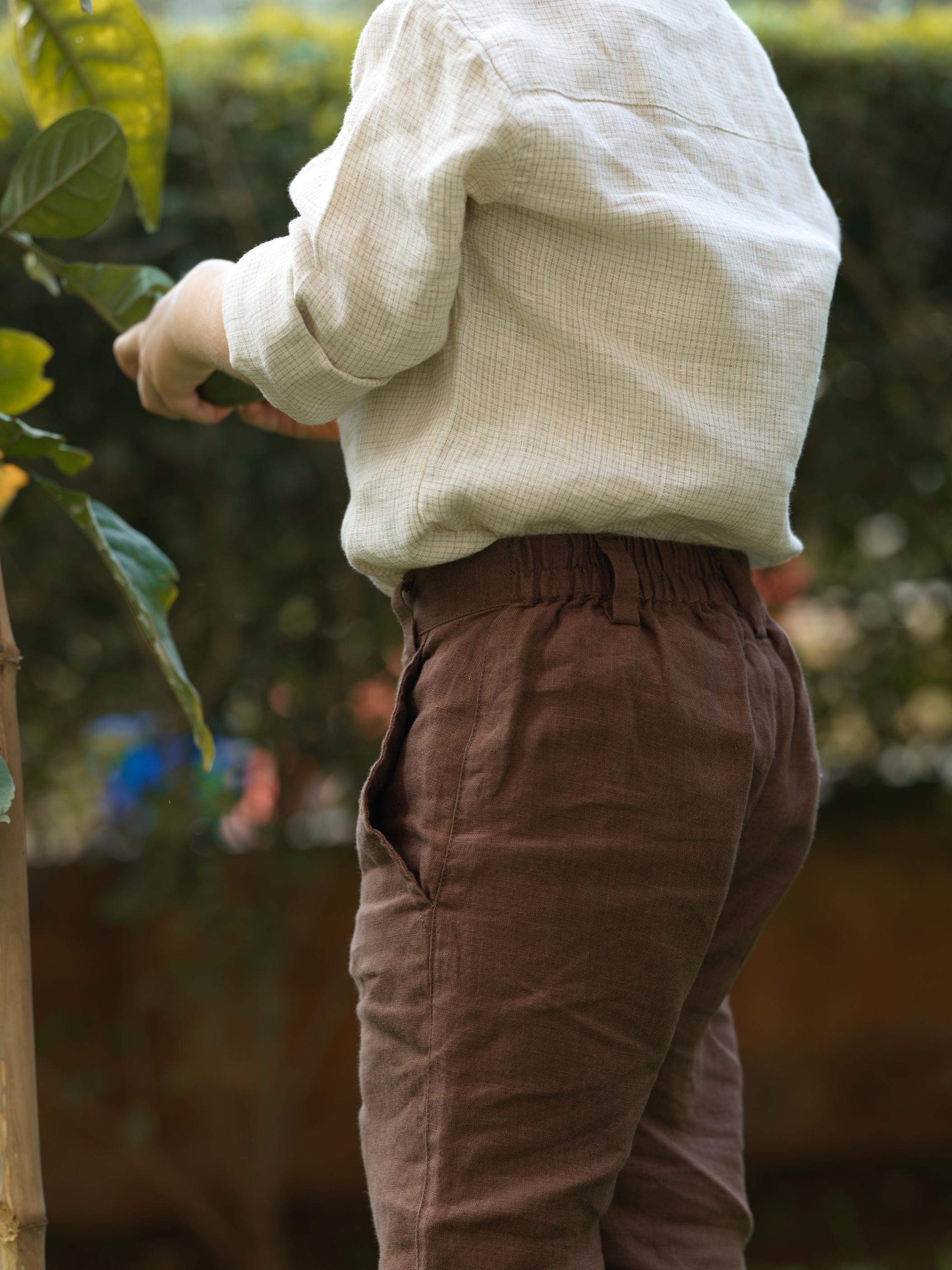 Boys Trousers Walnut