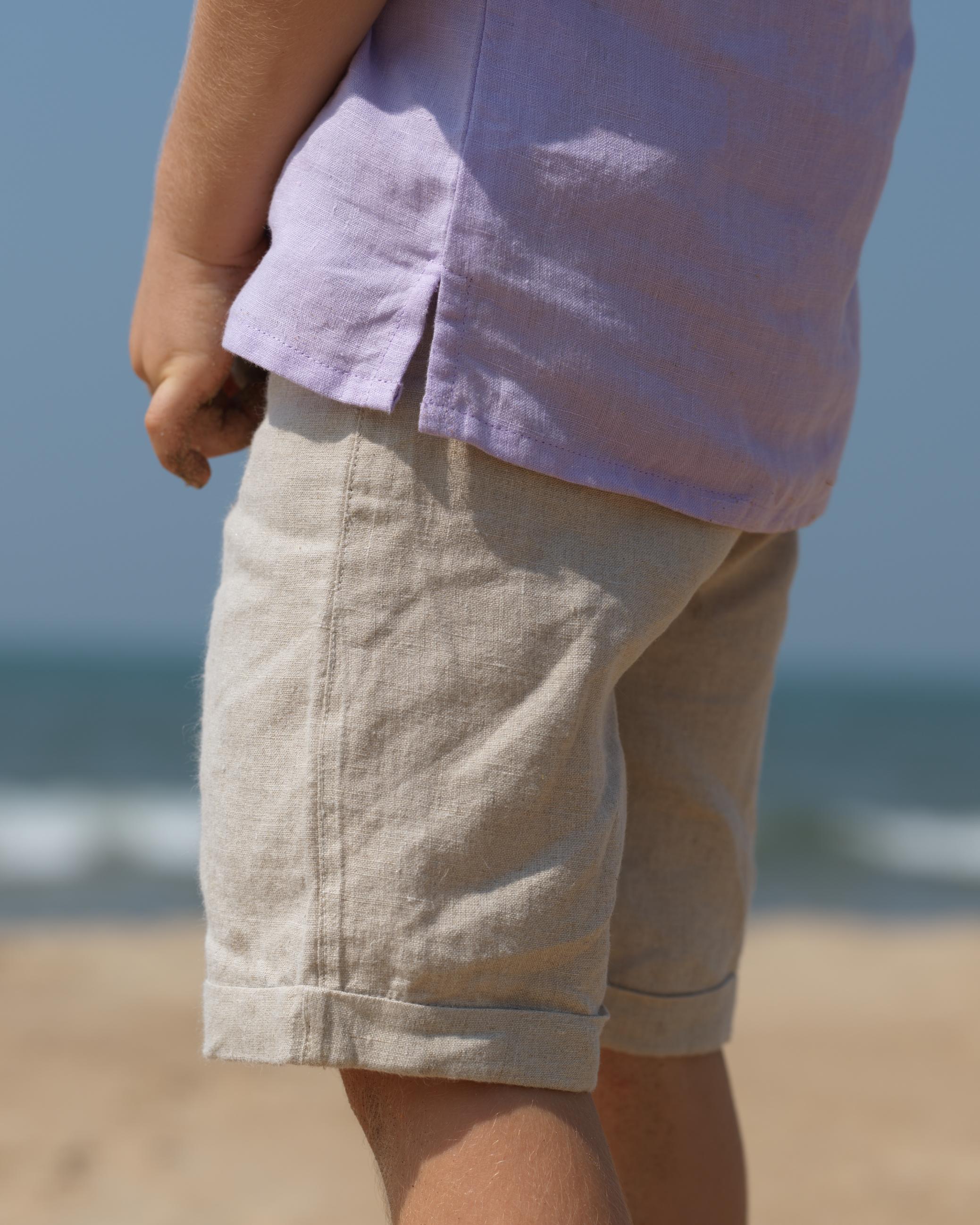 Boys Basic Shorts Natural