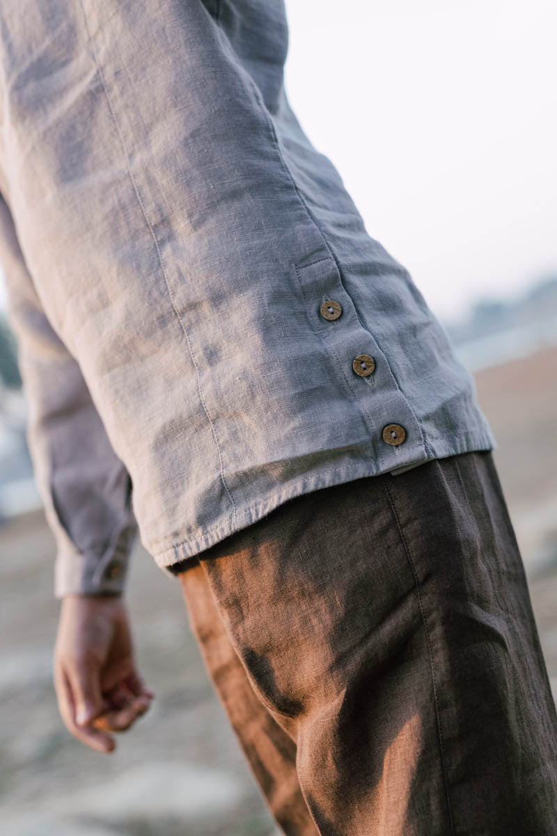 Front Dart Shirt - Chi Linen