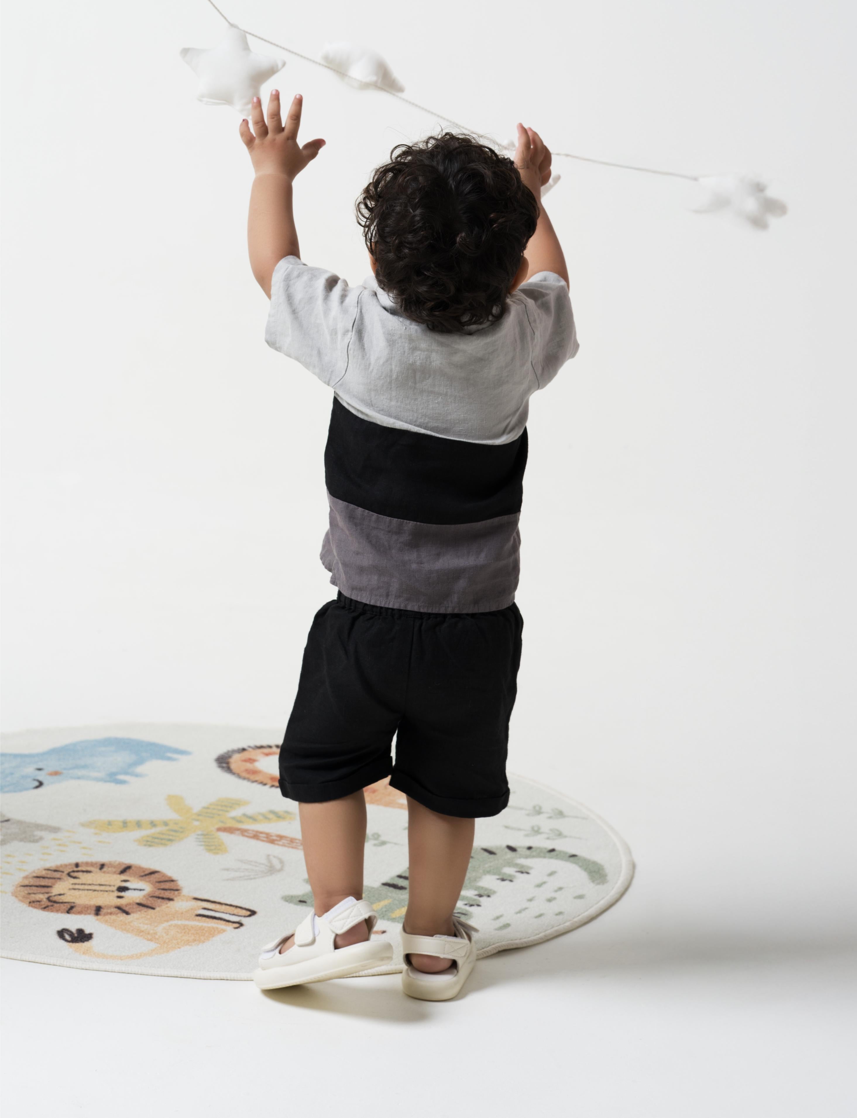 Polo Collar Shirt Set