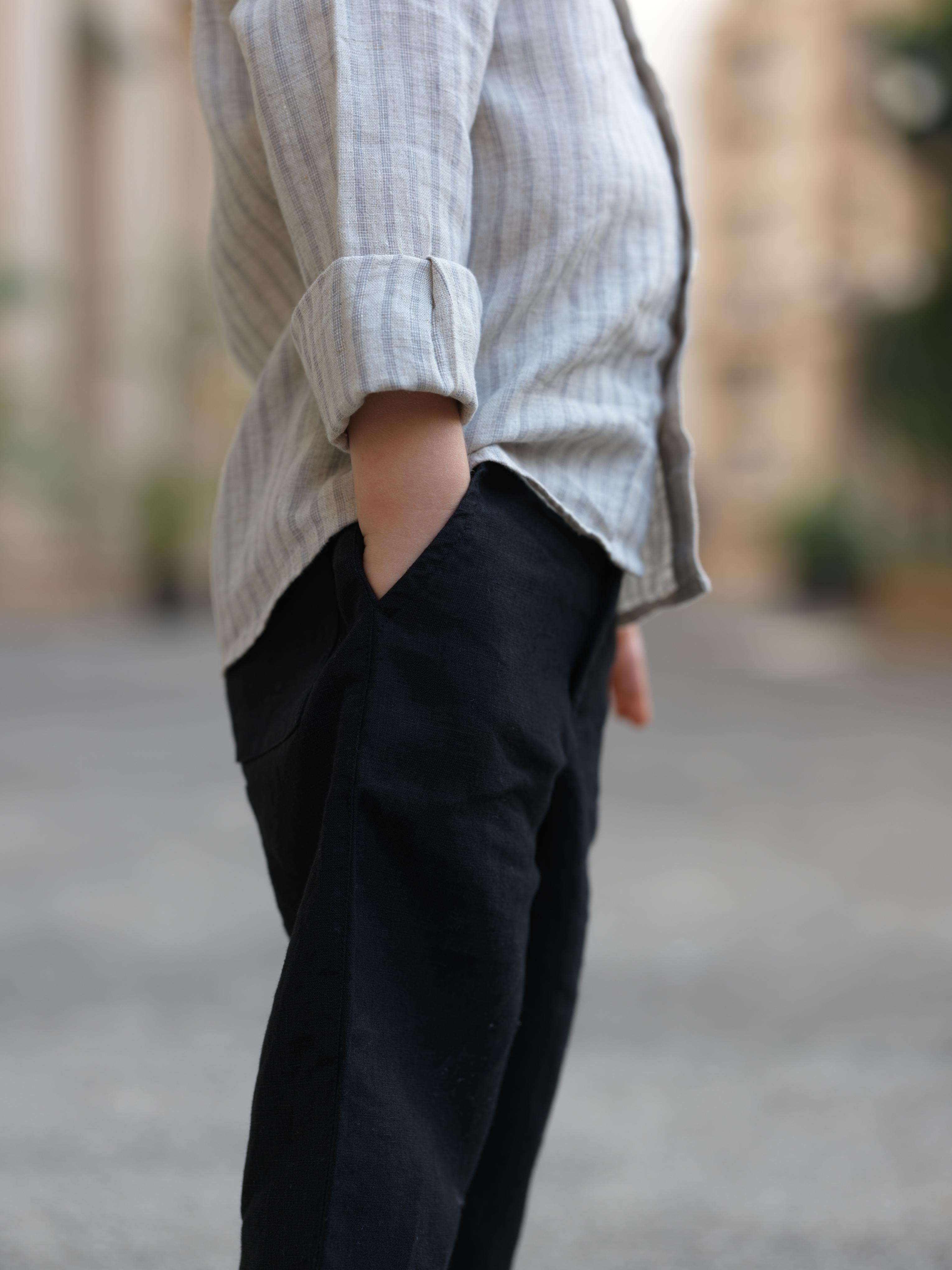 Boys Regular Collar Shirt Cloud Grey