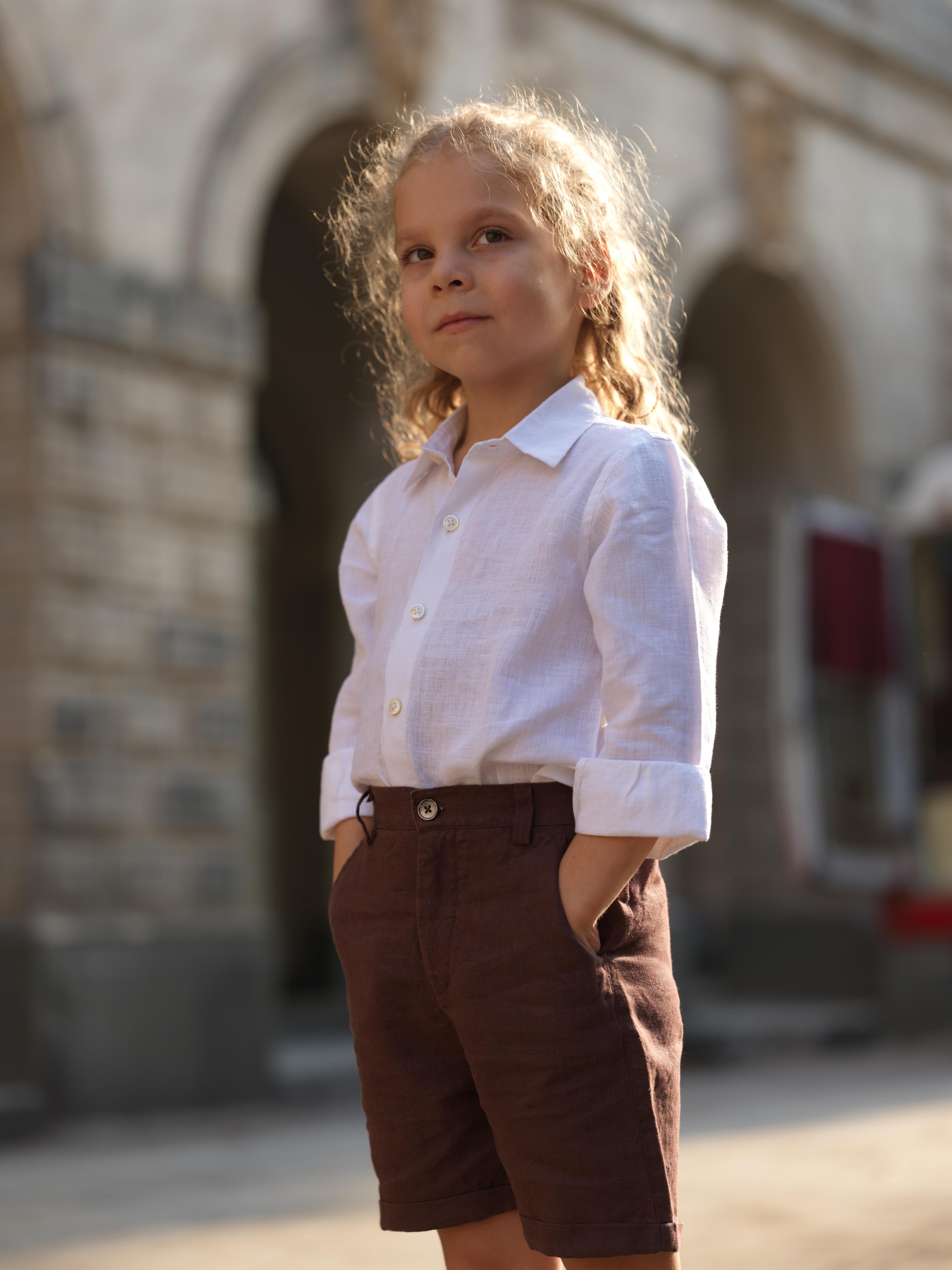 Boys Basic Shorts Wine