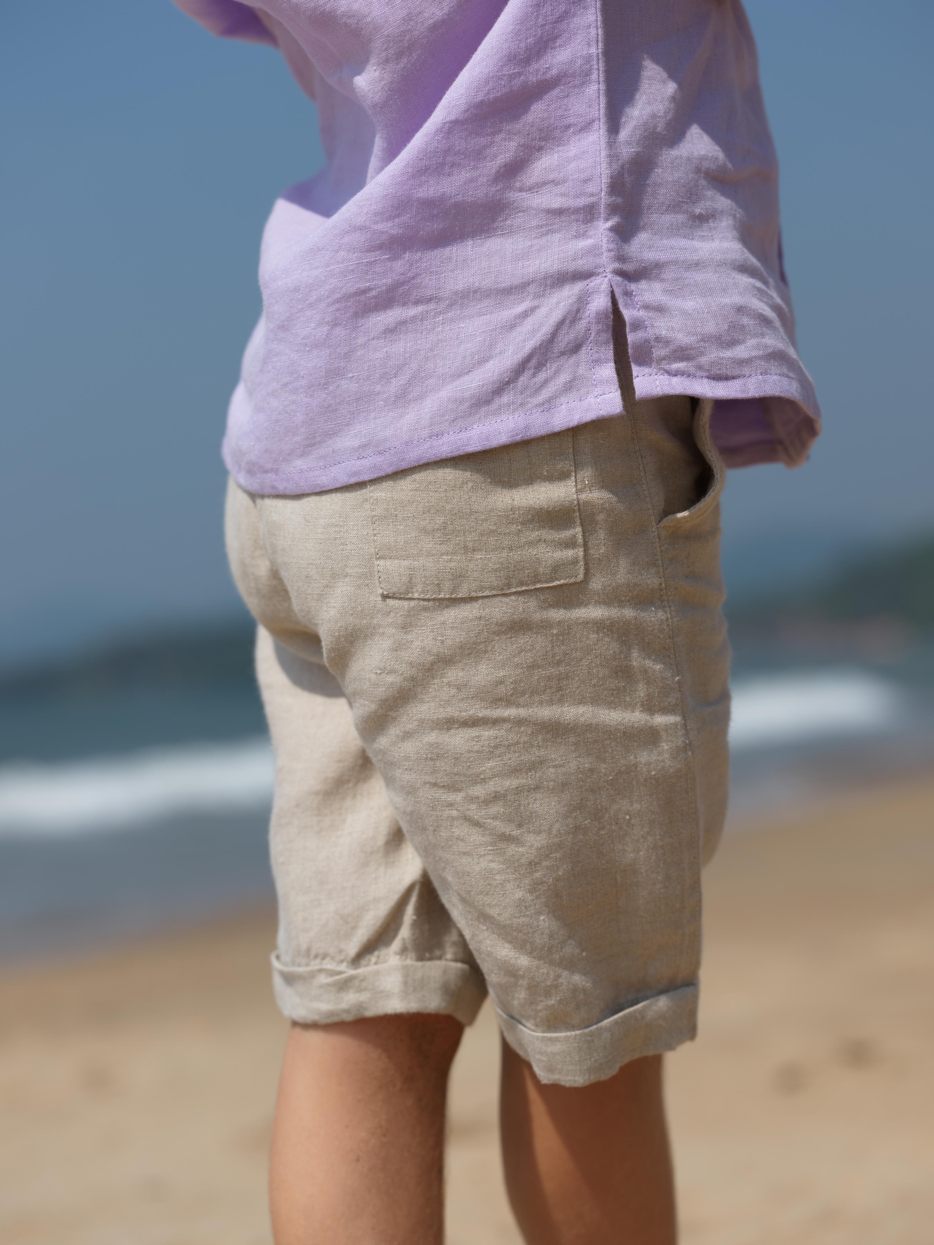 Boys Basic Shorts Natural