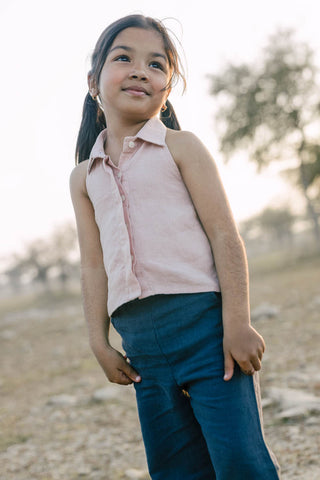 Halter Neck Top - Chi Linen
