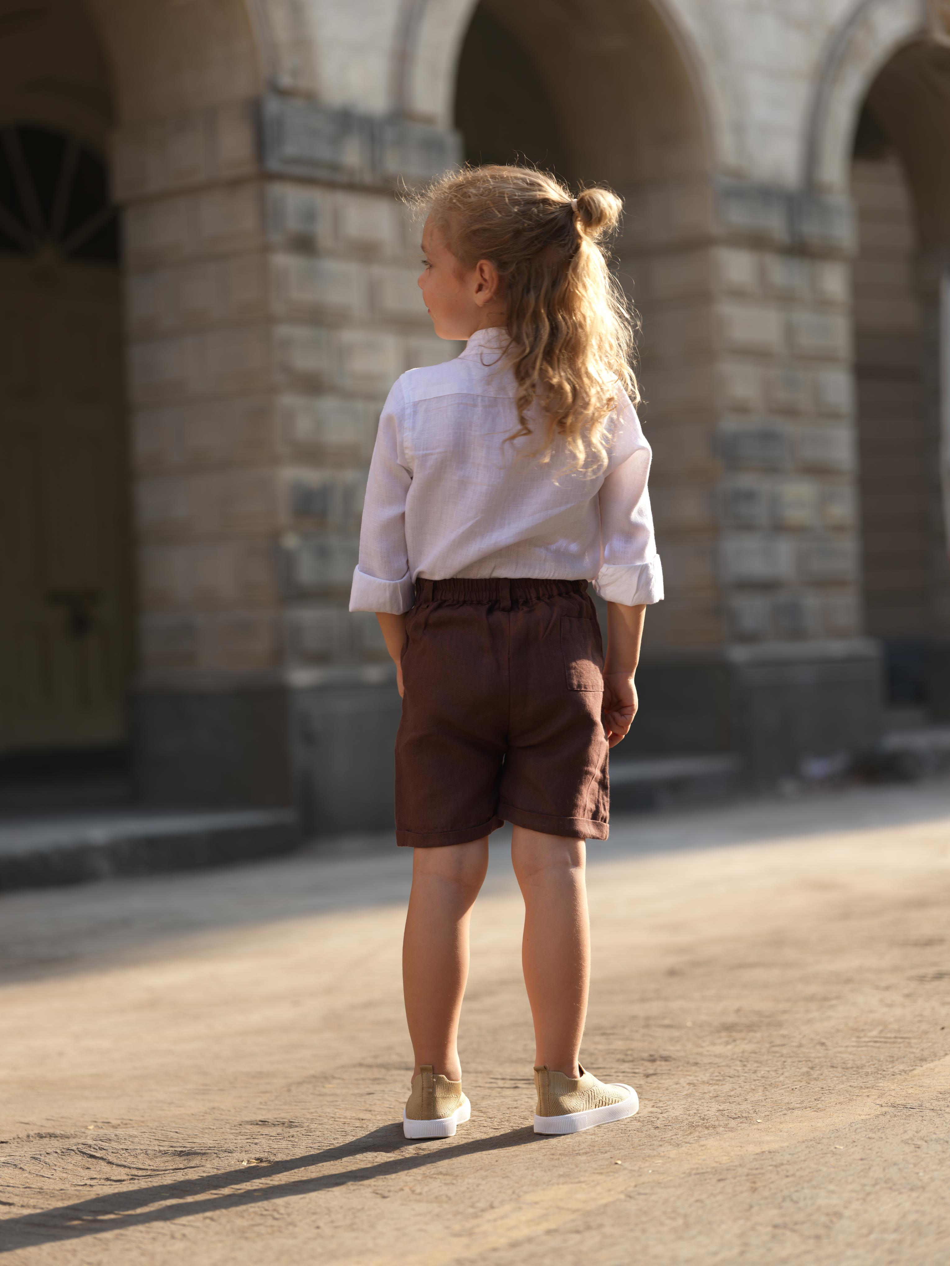 Boys Basic Shorts Wine