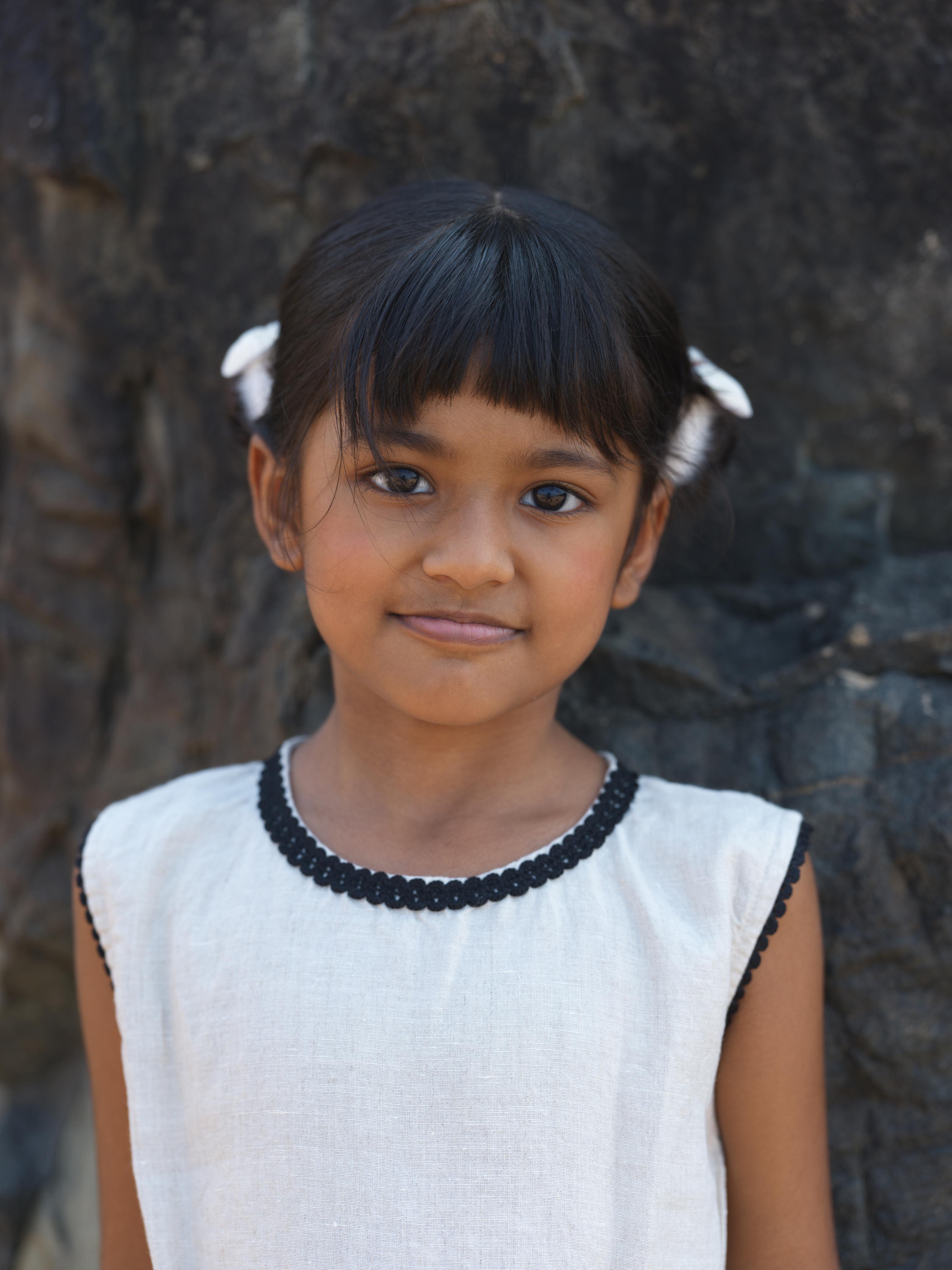 Girls Sleeveless Drawstring Natural