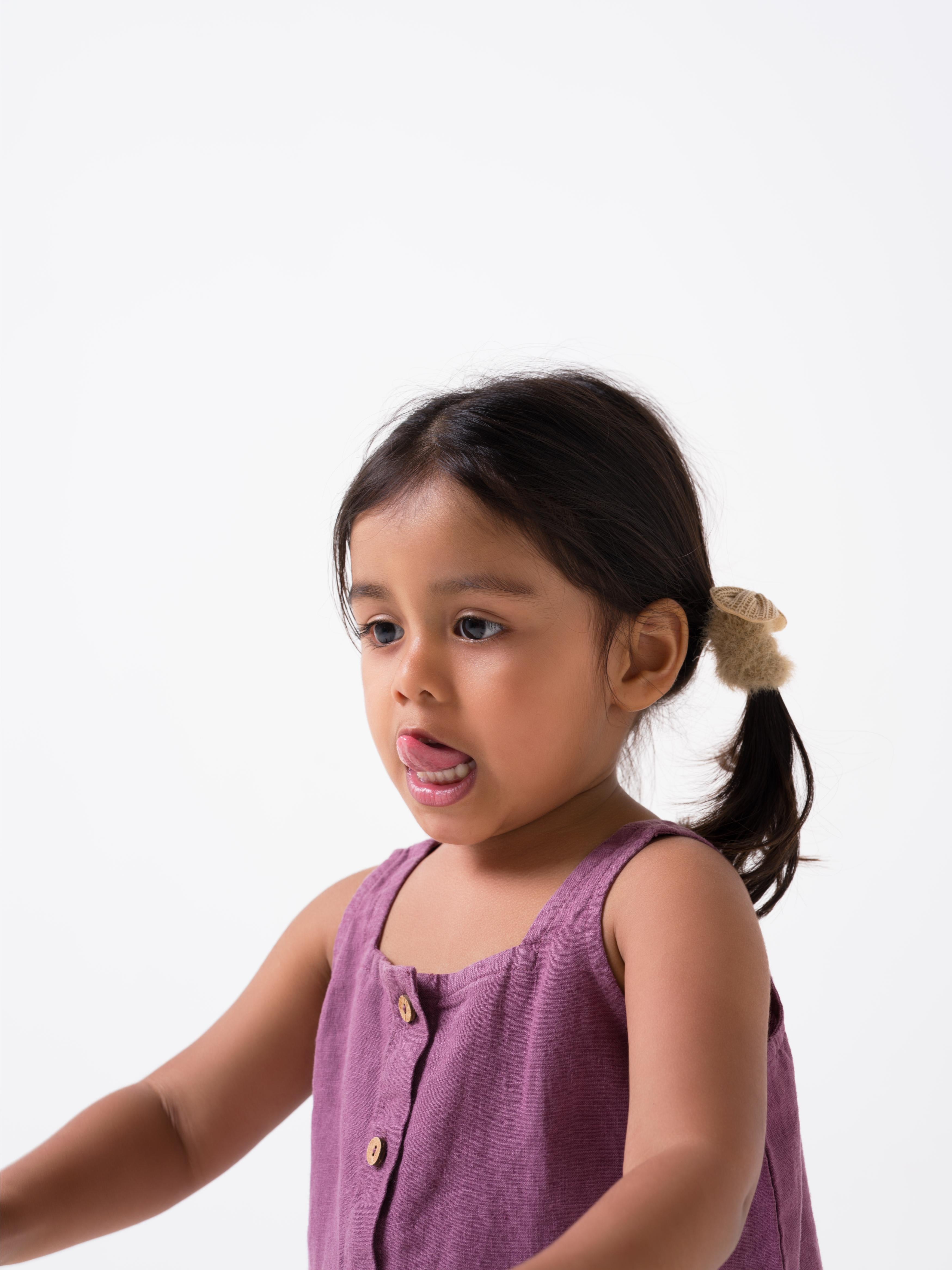 Patch Pocket Frock Twilight Purple - Pocket - Desert Sand