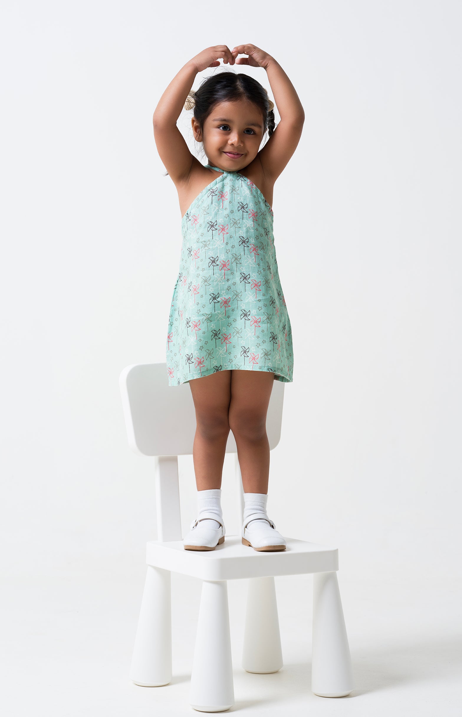 Printed Halterneck Dress